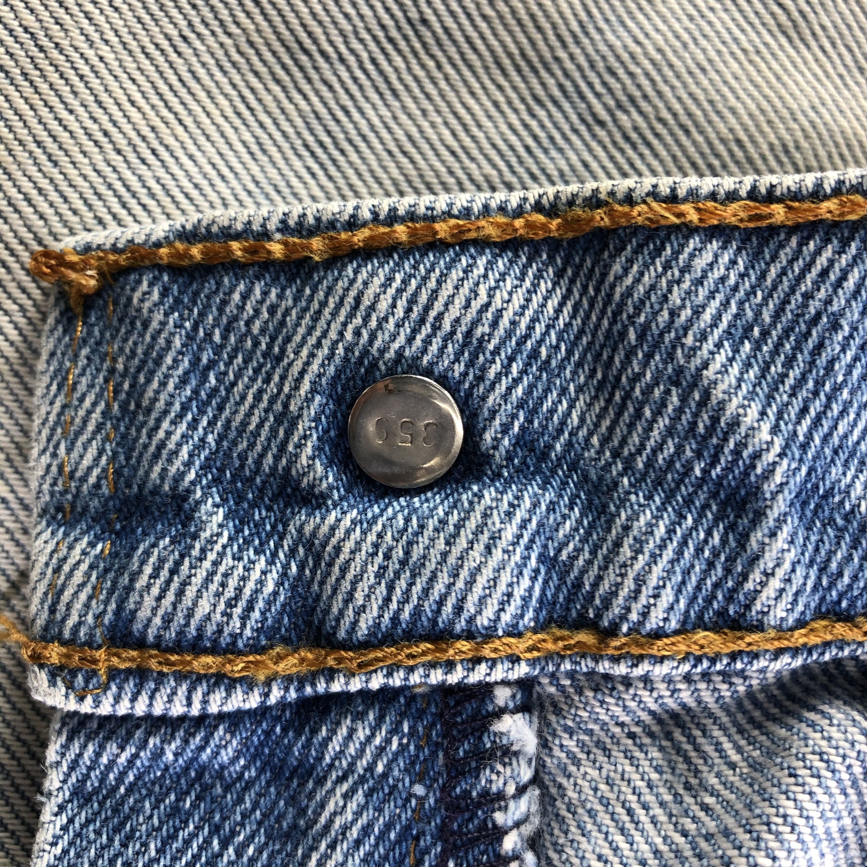 Levi's Vintage Levis 515 Jeans Faded Blue Denim KJ2958 Size US 31 - 9 Thumbnail