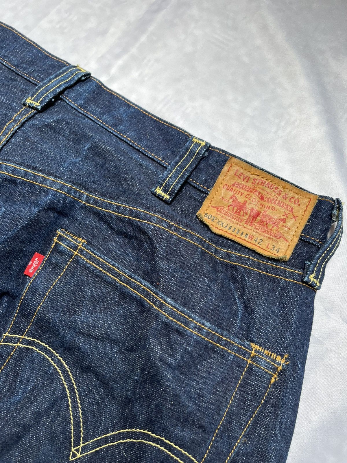 Jordan Brand × Levi's rare levi’s x jordan jeans Size US 40 / EU 56 - 4 Thumbnail