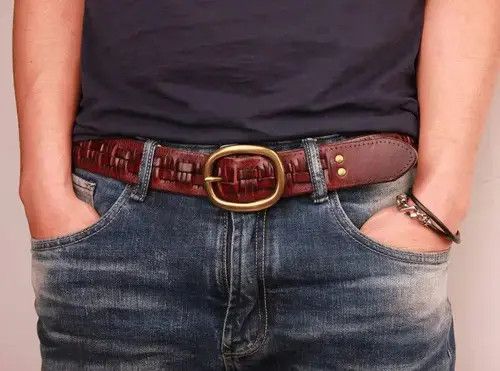 Other Rare Leather Braided Belt Size ONE SIZE - 5 Thumbnail