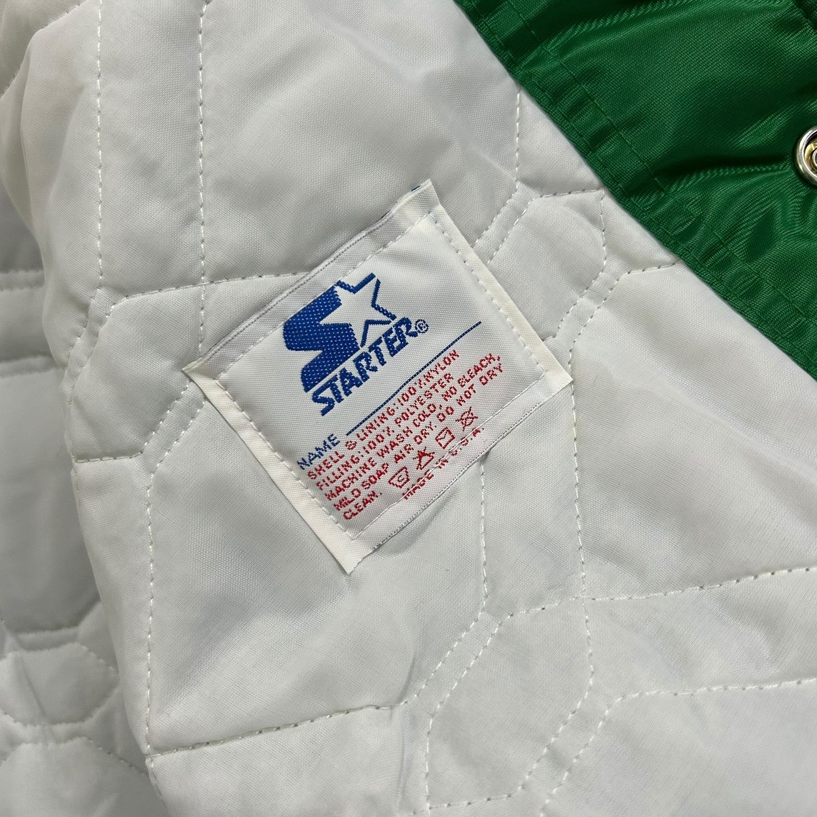 NFL VTG 90s PHILADELPHIA EAGLES STARTER SATIN JACKET BIG LOGO Size US M / EU 48-50 / 2 - 9 Thumbnail