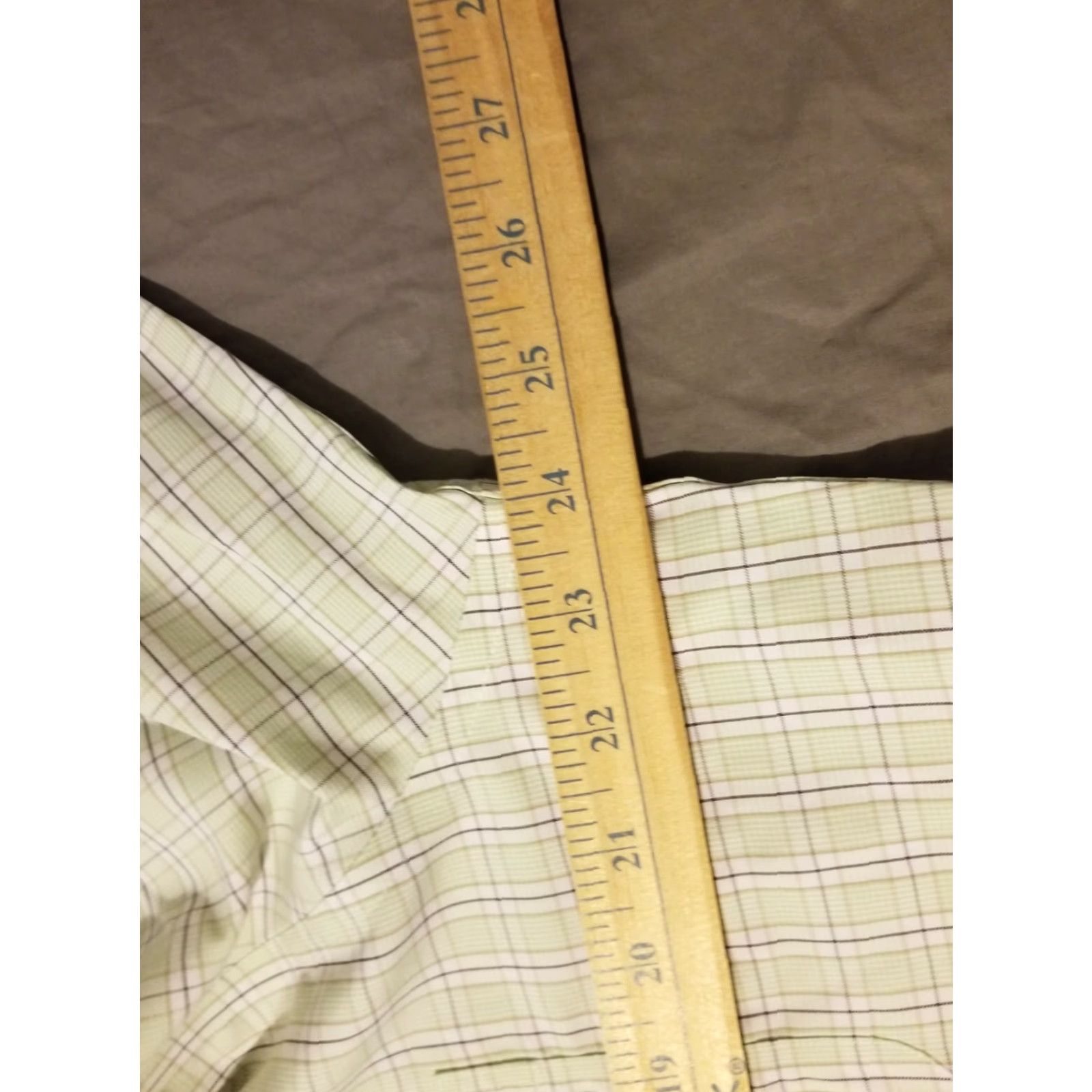 Brooks Brothers VINTAGE Brooks Brothers Dress Shirt Mens L Green Cotton Button Shirt Size 42R - 4 Thumbnail