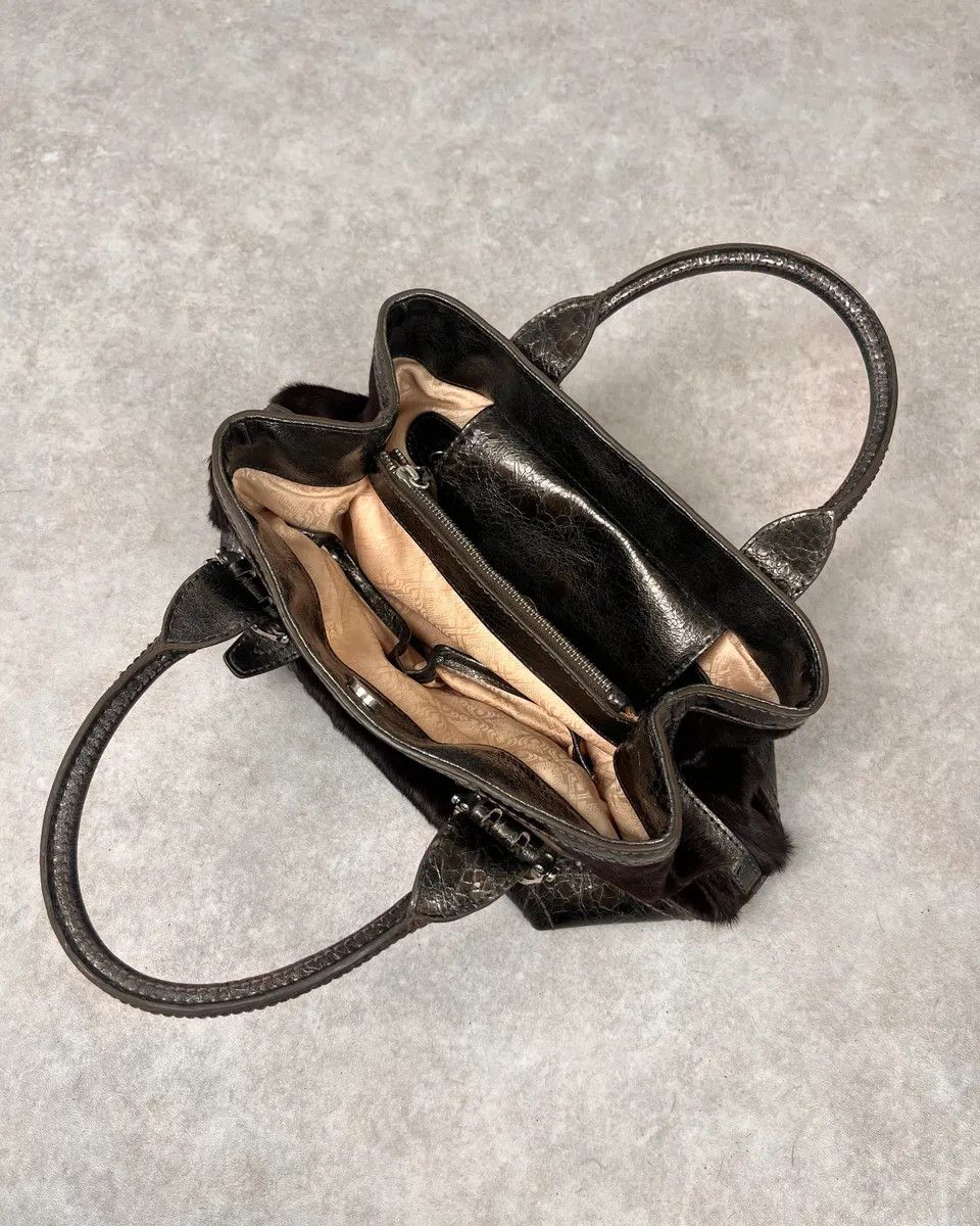 Gianfranco Ferre Gianfranco Ferré Brown Pony Hair Handle Bag Size ONE SIZE - 6 Thumbnail