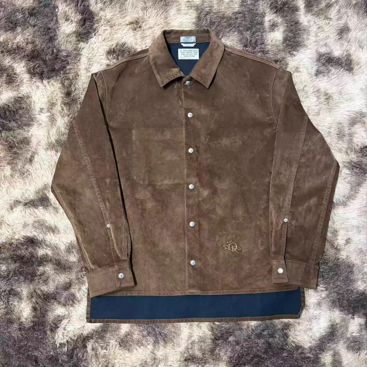 Dior Dior x Travis Scott Embroidered Velvet Jacket Size 52 99 New Size US L / EU 52-54 / 3 - 1 Thumbnail