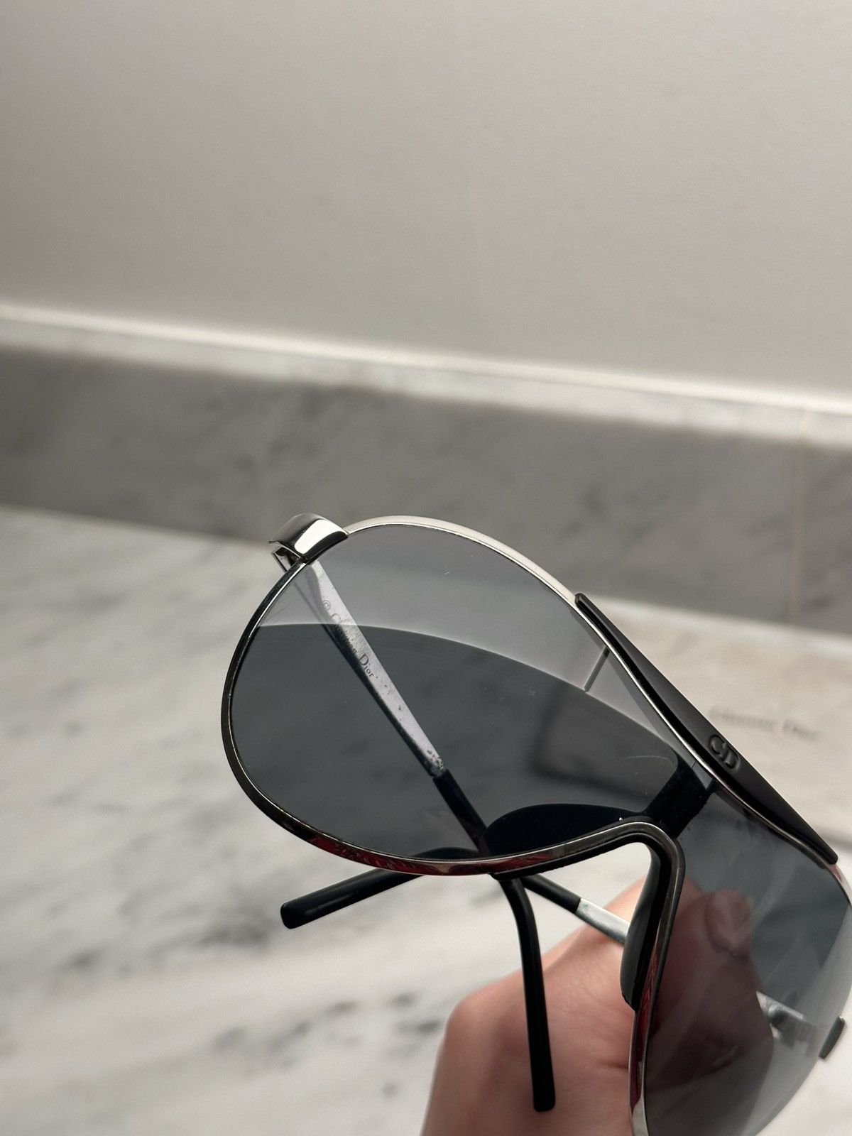 Dior Dior Rodeo 🔥 Sunglasses aviator pilot mask shield black Size ONE SIZE - 10 Thumbnail