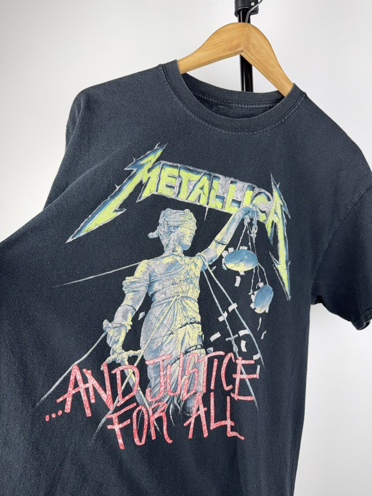 Band Tees × Metallica × Vintage Metallica Justice For All Vintage Tee 1994/2006 Double Print Size US L / EU 52-54 / 3 - 4 Thumbnail