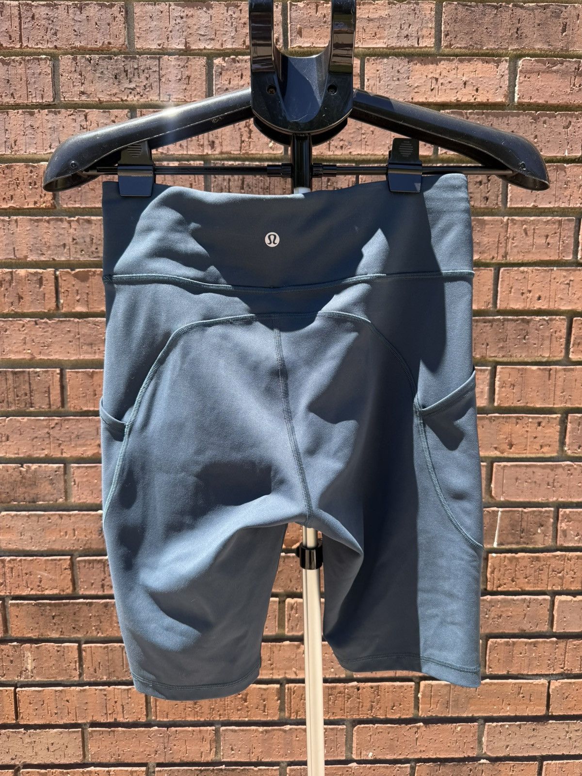 Lululemon Lululemon Fast and Free Biker Short Compression Blue Size 30" / US 8 / IT 44 - 3 Thumbnail