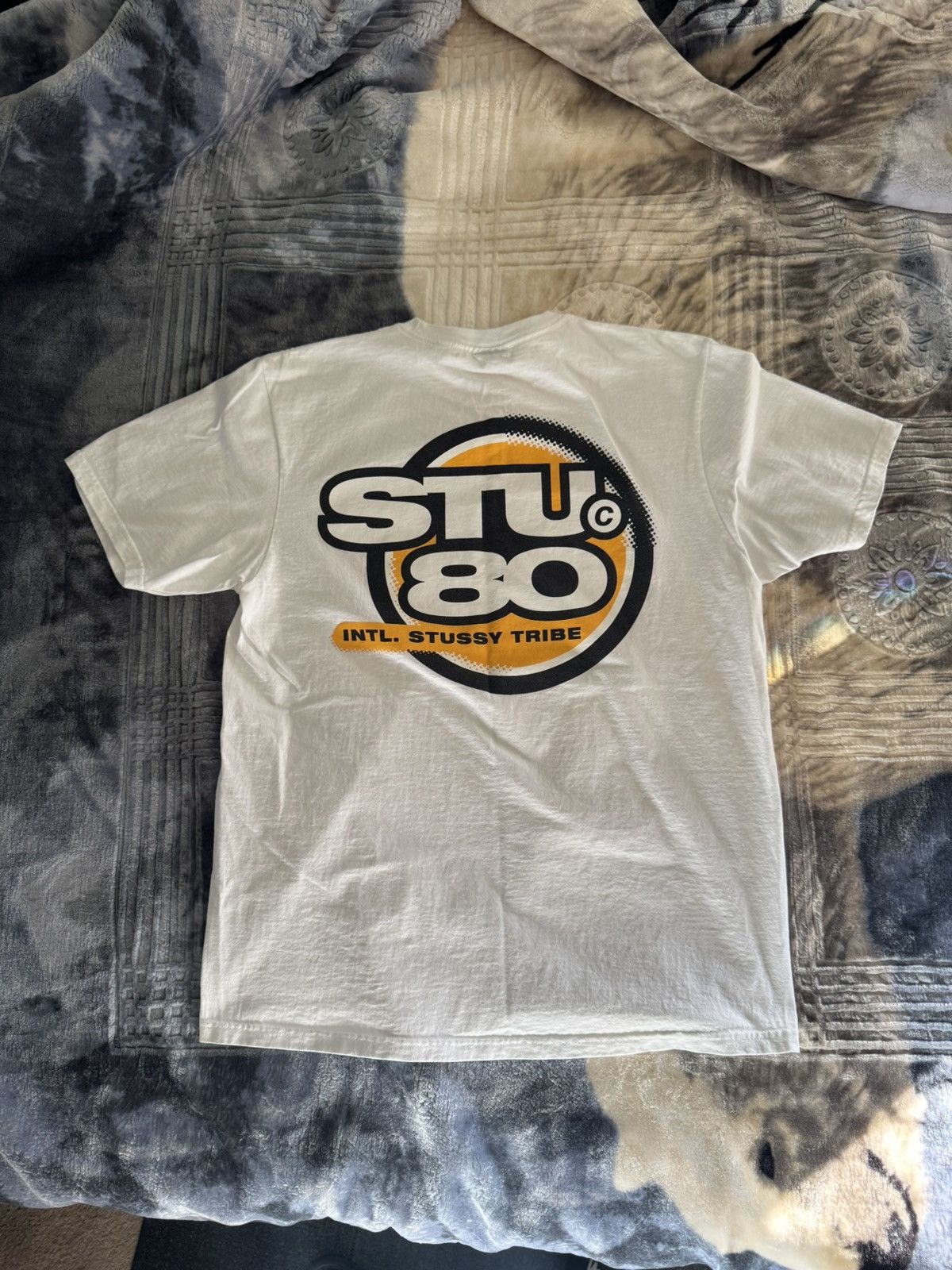 Pre-owned Stussy Hot 97 Tee In White