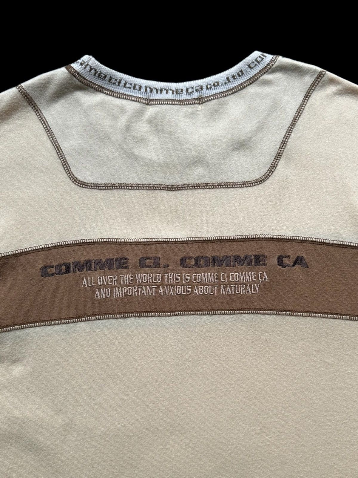 Comme Ca Ism 1980's Ca Est Ca by Comme Ci Comme Ca vintage tee Size US L / EU 52-54 / 3 - 6 Thumbnail