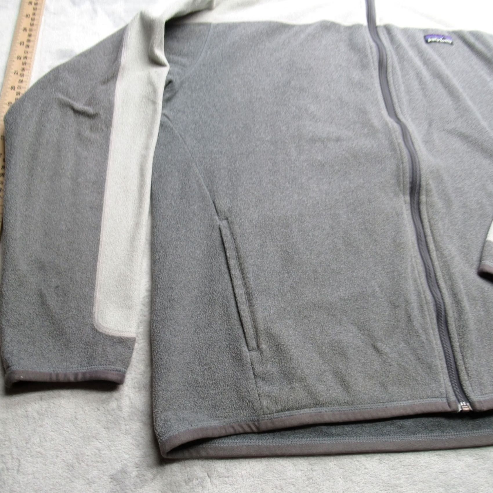 Patagonia Patagonia Jacket Mens XL Gray Fleece Hood FullZip Outdoors Hiking Pocket Araveto Size US XL / EU 56 / 4 - 5 Thumbnail