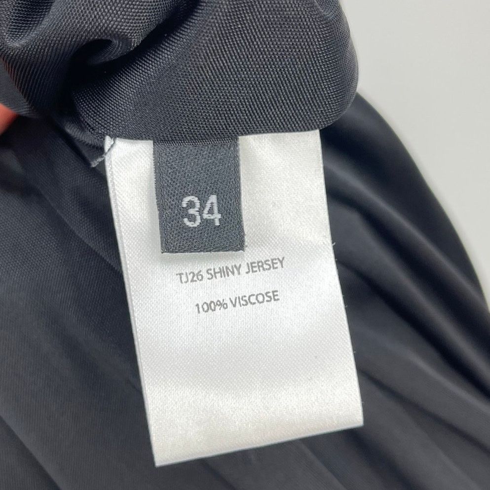 Other Atlein | NWT One Sleeve Ruched Cut Out Dress Black FR 34 XS Size XS / US 0-2 / IT 36-38 - 15 Thumbnail