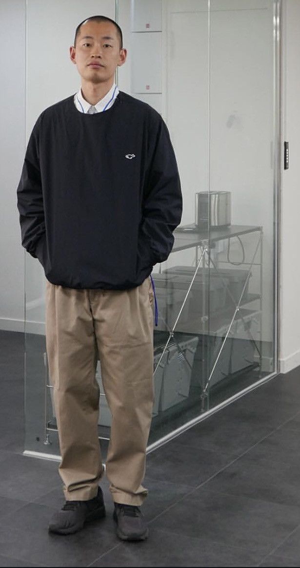 Beams Plus Neithers Round Neck Pullover Anorak Navy Size US L / EU 52-54 / 3 - 14 Thumbnail