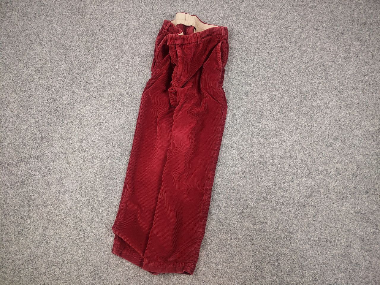 Burberry Burberry London Vintage Corduroy Dark Red Trouser Pants Size US 34 / EU 50 - 3 Thumbnail
