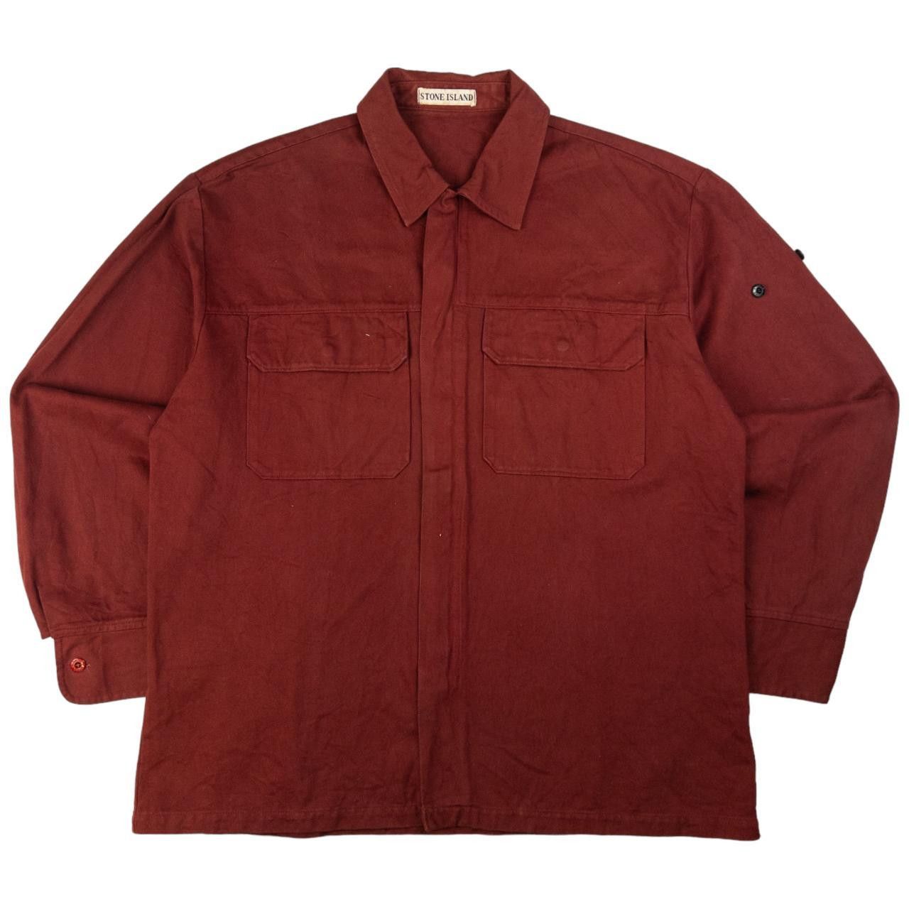 Vintage Stone Island Zip Up Overshirt Size L Outerwear
