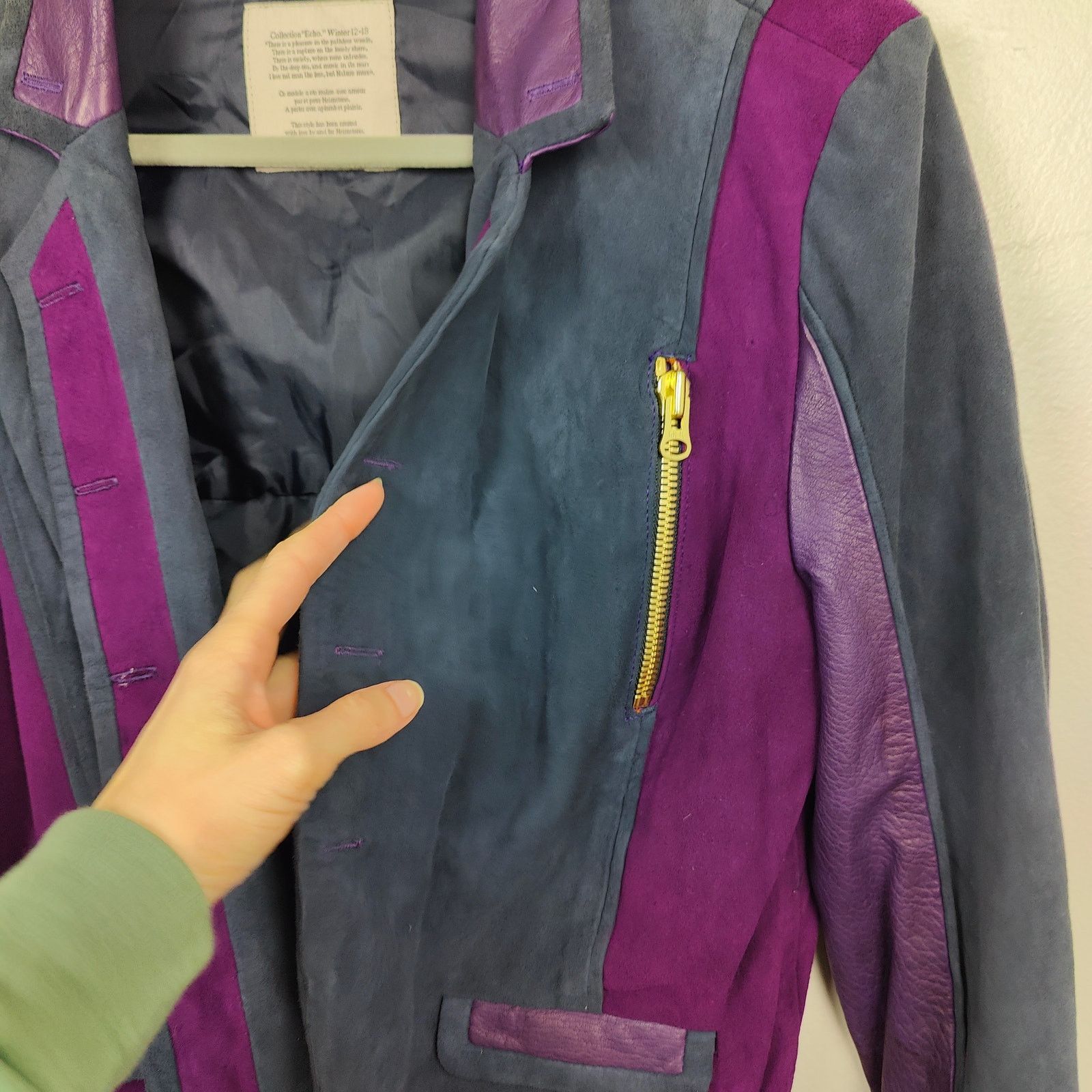 Other Heimstone Leather Jacket Womens 40 US Medium Approx Purple Size M / US 6-8 / IT 42-44 - 5 Thumbnail