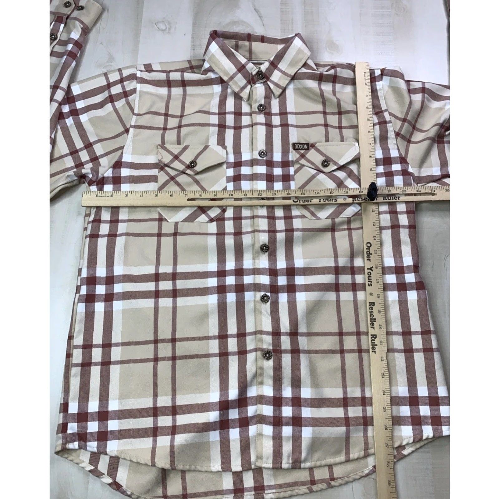 CO Dixxon Flannel Co The Burleigh D-Tech Mens Large Shirt-12938 Size US L / EU 52-54 / 3 - 6 Thumbnail