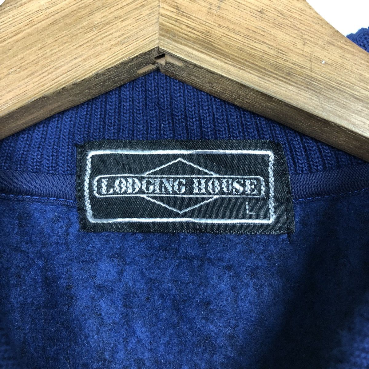 Cartoon Network × Japanese Brand × Vintage 📌Vintage Collar Sweatshirt Lodging House Logo Issey Miyake Size US L / EU 52-54 / 3 - 16 Thumbnail