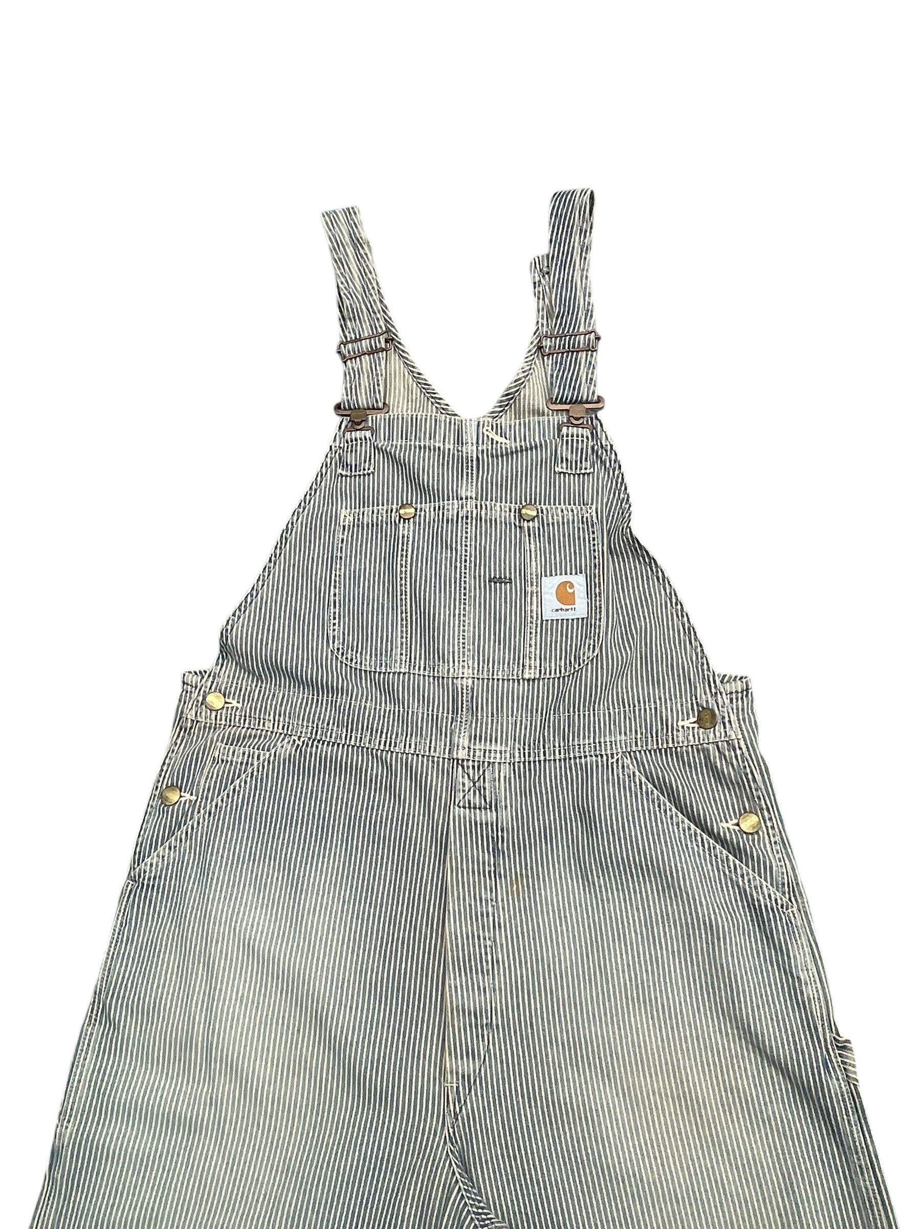 Carhartt Vintage Carhartt Hickory Stripe Overall Size US 38 / EU 54 - 2 Thumbnail