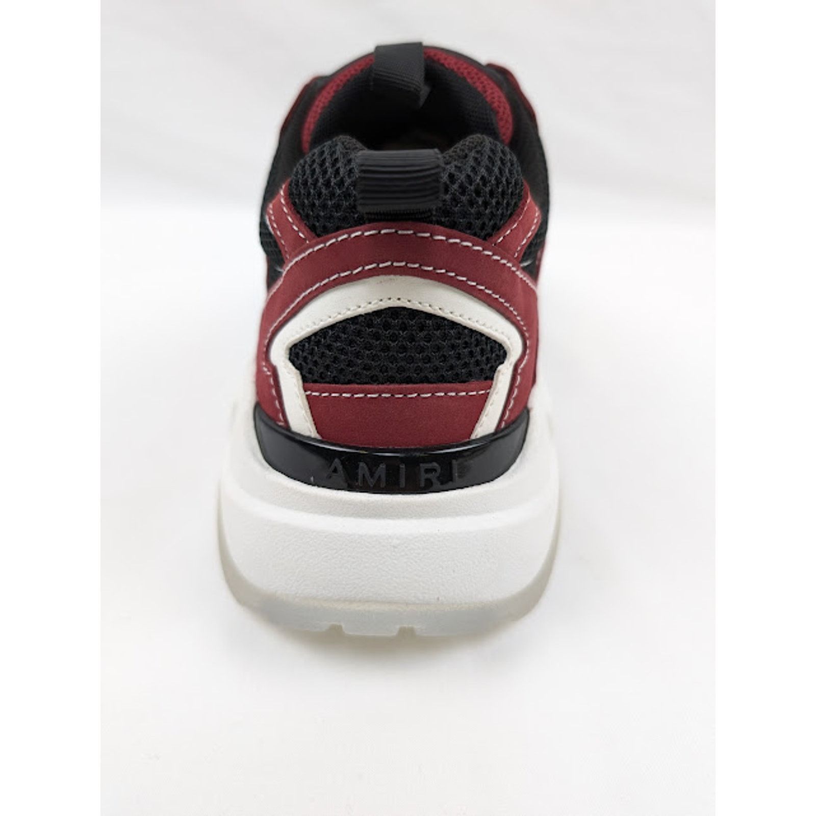 Amiri o1rshd1 Bone Runner Low-Top Sneakers in Deep Red Size US 9 / EU 42 - 5 Thumbnail