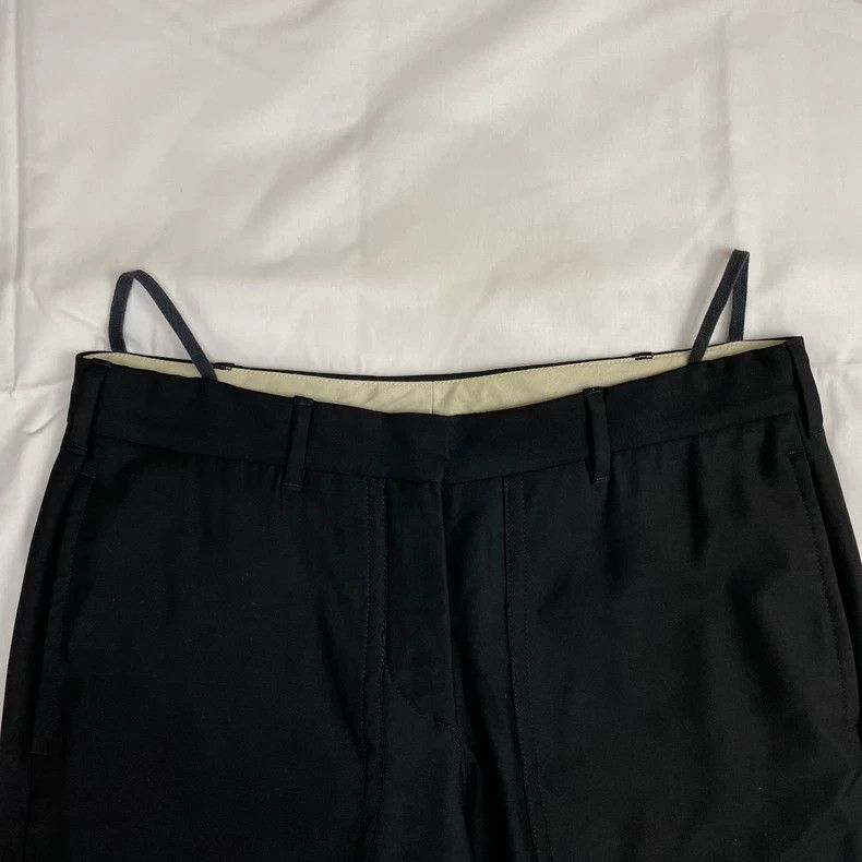 Helmut Lang HELMUT LANG Black suit trousers with a belt Size 27" / US 4 / IT 40 - 6 Thumbnail