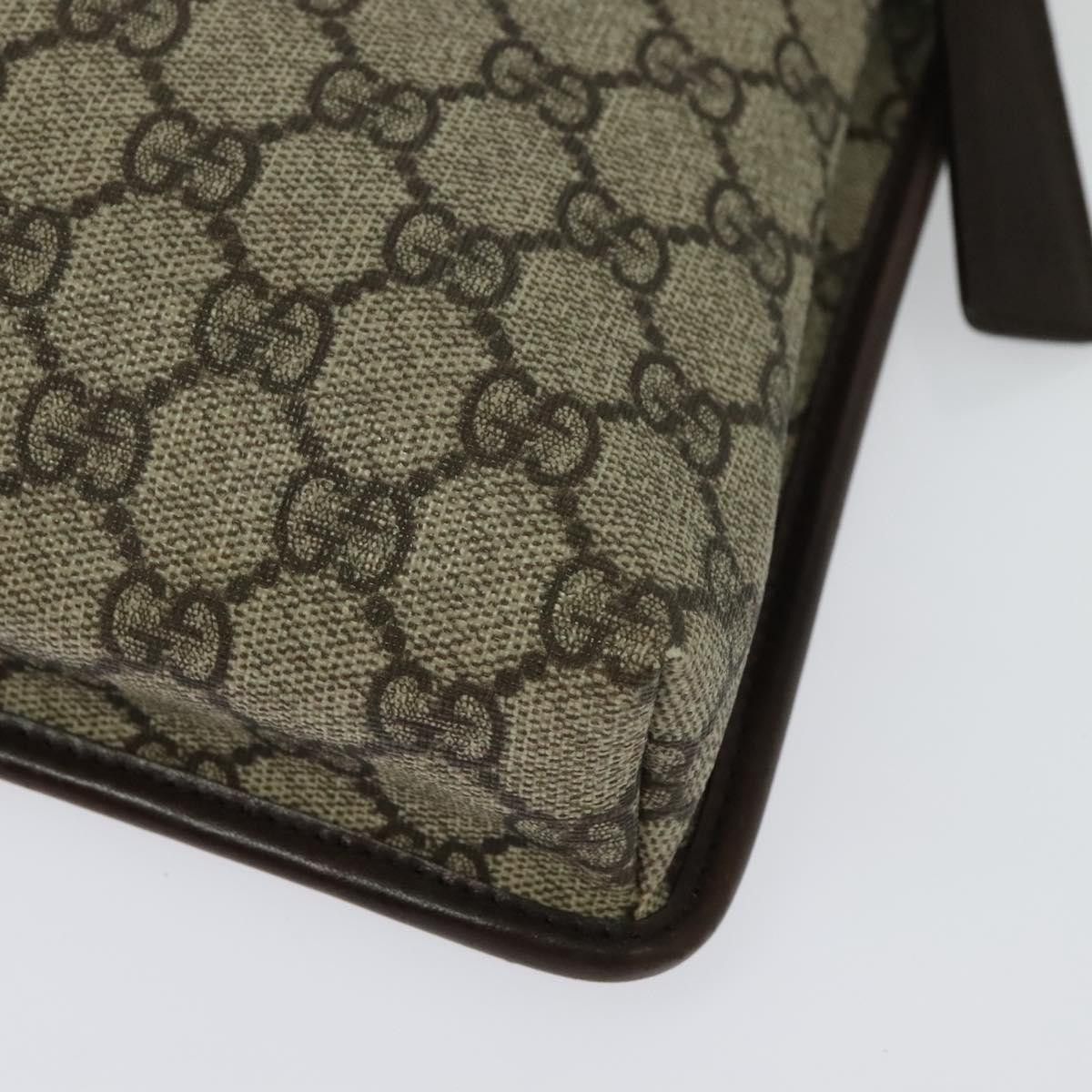Gucci GUCCI GG Supreme Shoulder Bag Pvc Beige Silver Size ONE SIZE - 12 Thumbnail