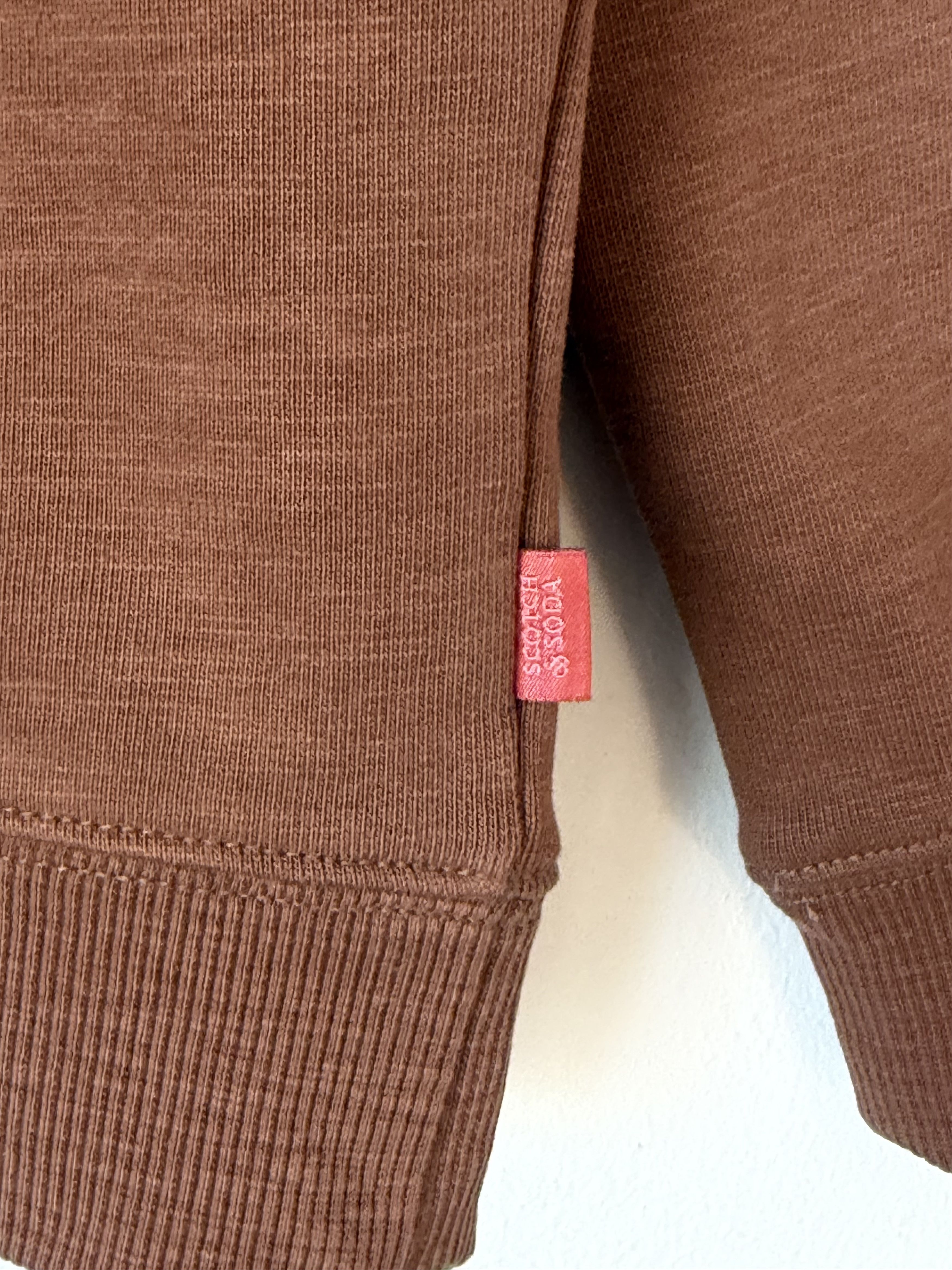 Scotch & Soda Scotch & Soda Amsterdam Brown Crewneck Sweatshirt Medium M Size US M / EU 48-50 / 2 - 7 Thumbnail