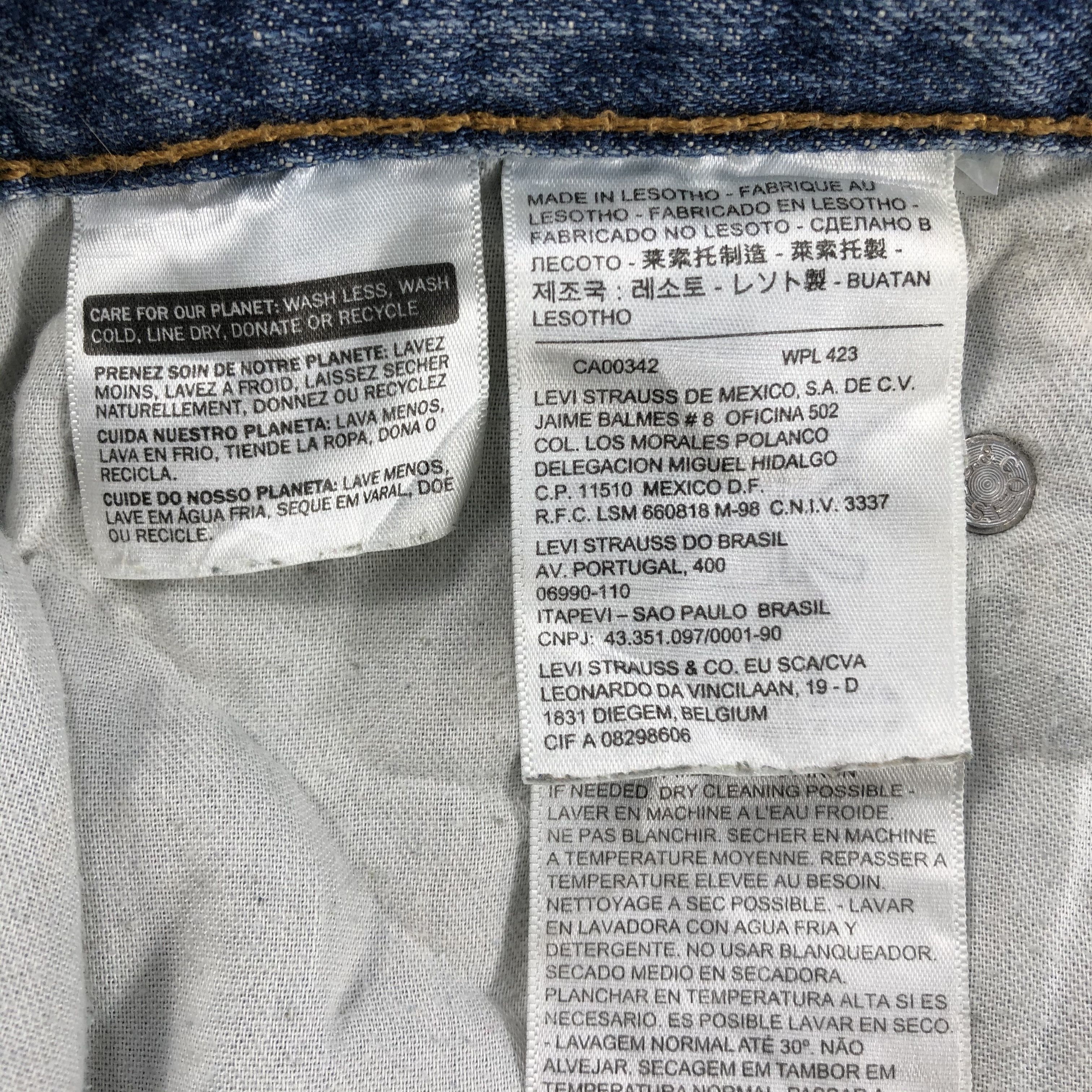 Levi's Vintage Light Wash Levis 527 Jeans-J1672 Size US 35 - 11 Thumbnail