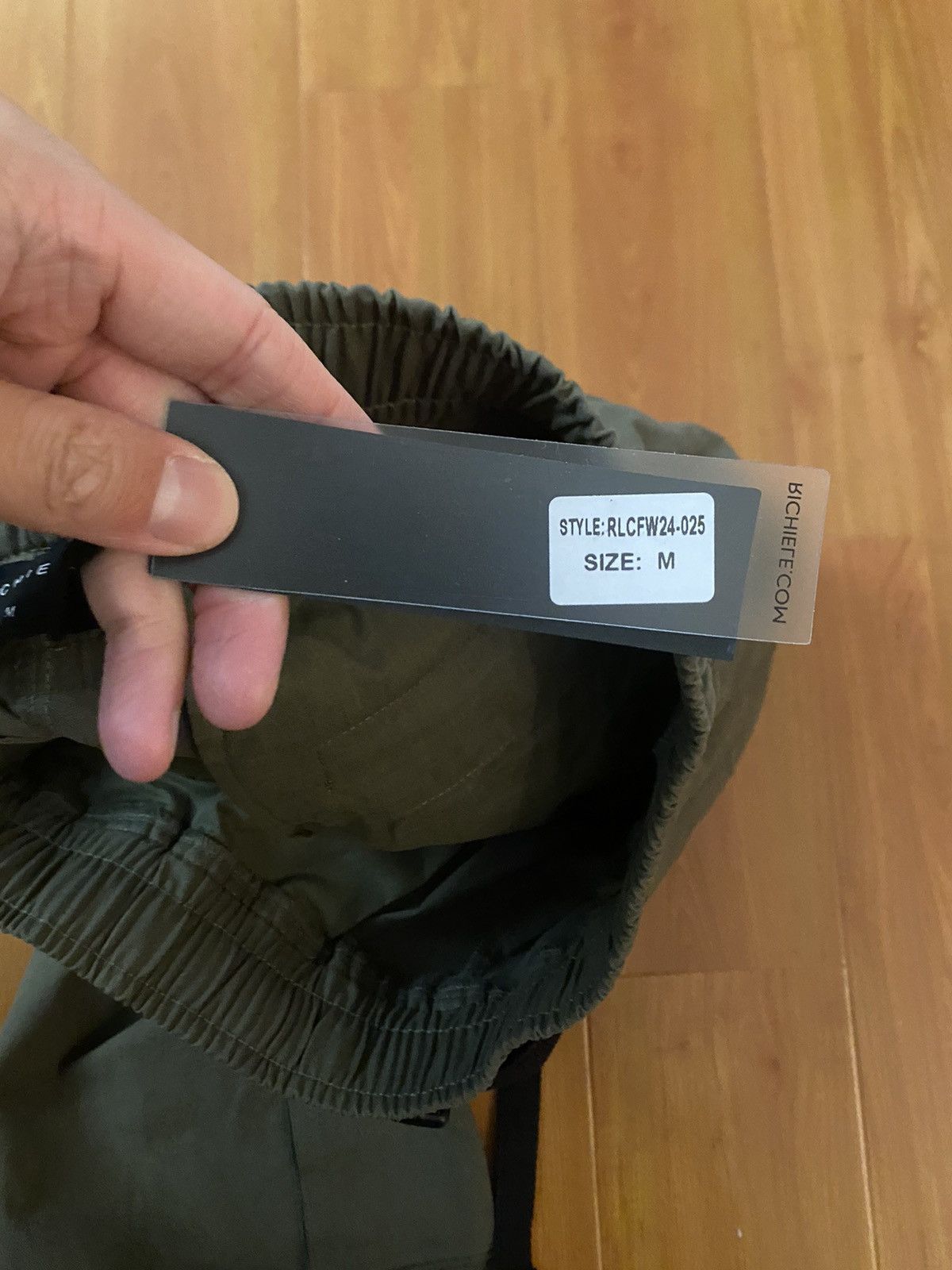 Richie Le Collection NEW Medium Richie Le Collection FW ‘24 Olive Cargo Pants Size US 32 / EU 48 - 5 Thumbnail