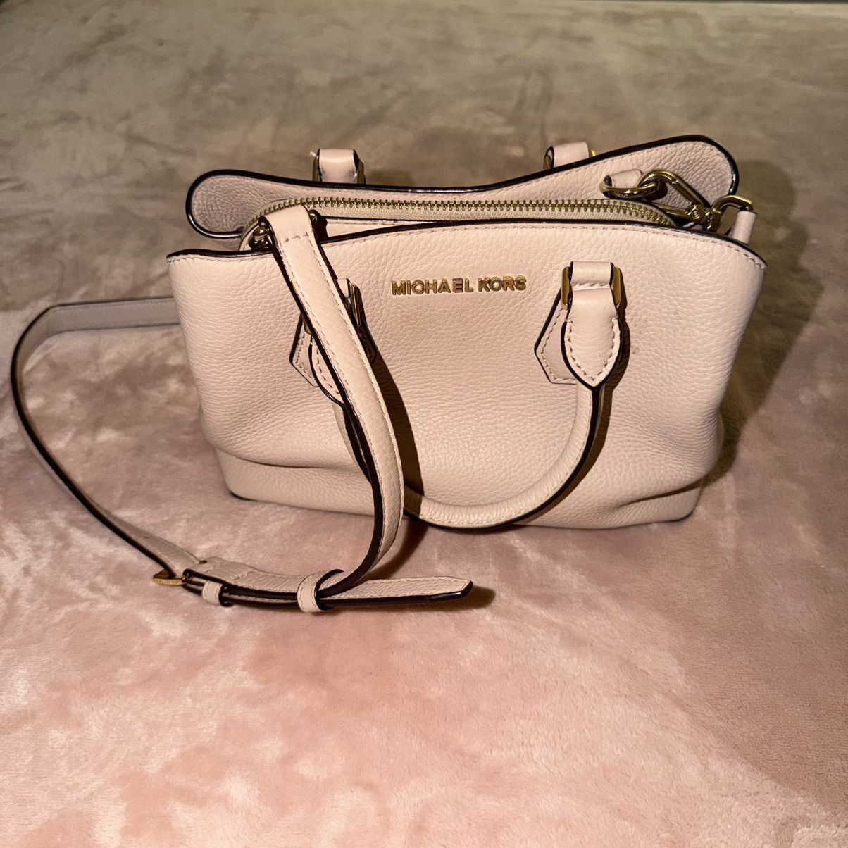 Michael Kors Camille Small Satchel in Pink, Women's