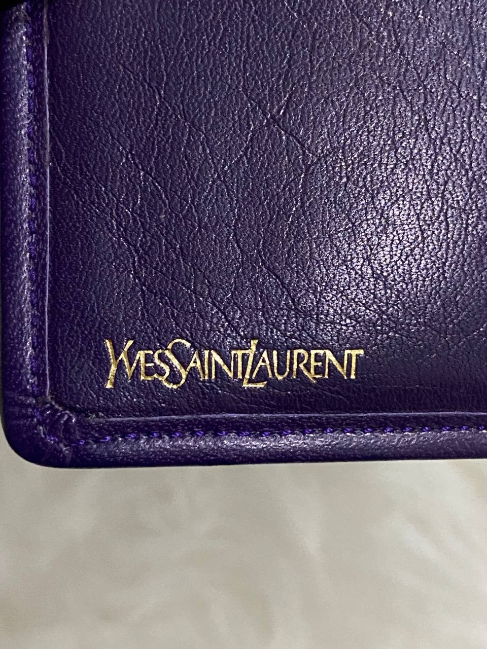 Yves Saint Laurent Yves Saint Laurent Bifold Vintage Leather Colourful Wallet Size ONE SIZE - 8 Thumbnail