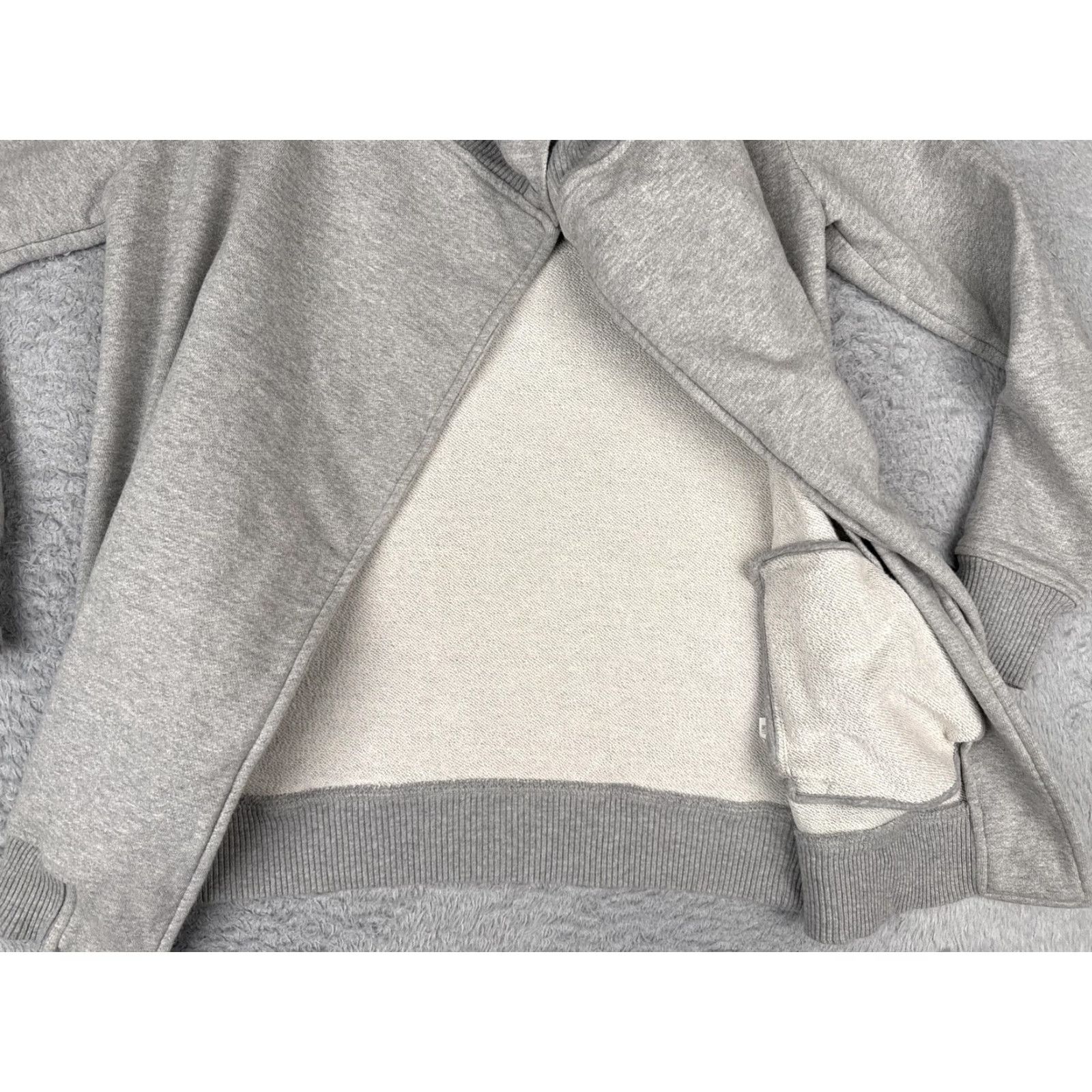 Athleta Athleta Jacket Womens XS Gray French Terry Hooded Full Zip Cardigan Sweatshirt Size XS / US 0-2 / IT 36-38 - 6 Thumbnail