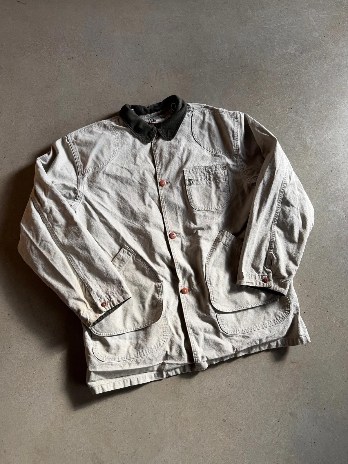 L.L. Bean VTG LL Bean Tan Canvas Trench Jacket Sz XL/2XL Size US XL / EU 56 / 4 - 2 Thumbnail