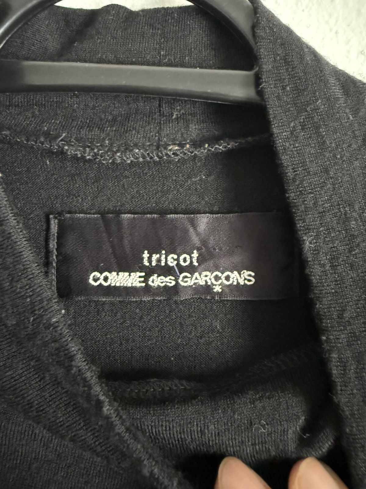 Comme des Garcons Vintage Tricot Comme des garcons black long sleeves Size US M / EU 48-50 / 2 - 6 Thumbnail