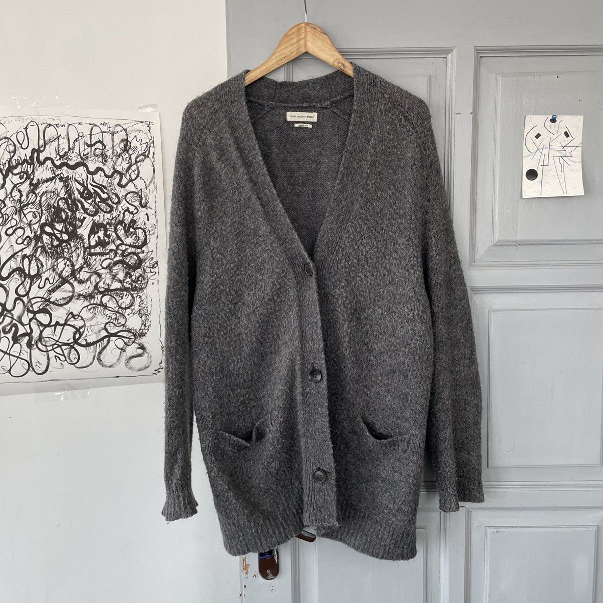 Designer × Isabel Marant Vintage Isabel Marant Étolie Wool Cardigan size 40 Size S / US 4 / IT 40 - 2 Thumbnail