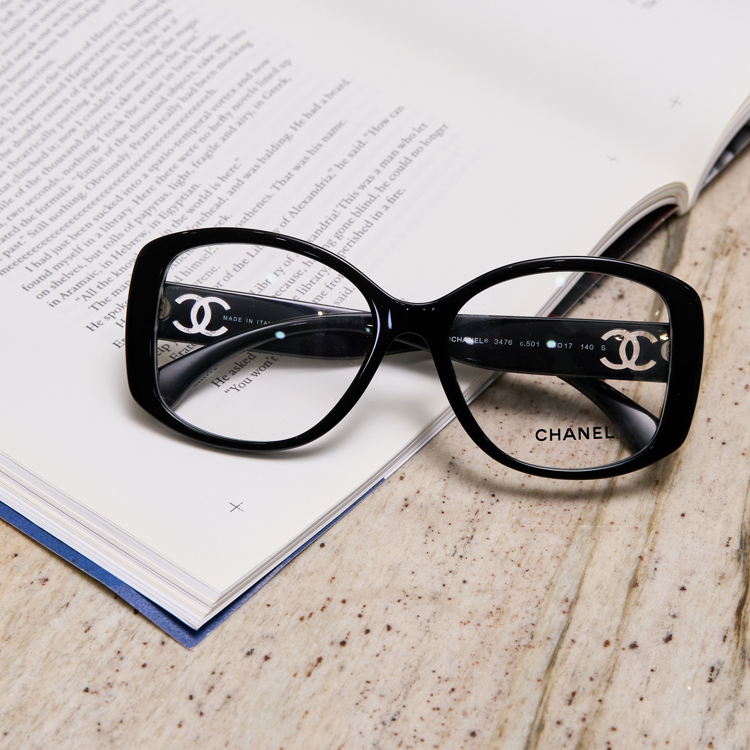 Chanel CHANEL 0CH3476 C501 Glasses BLACK Size ONE SIZE - 6 Thumbnail