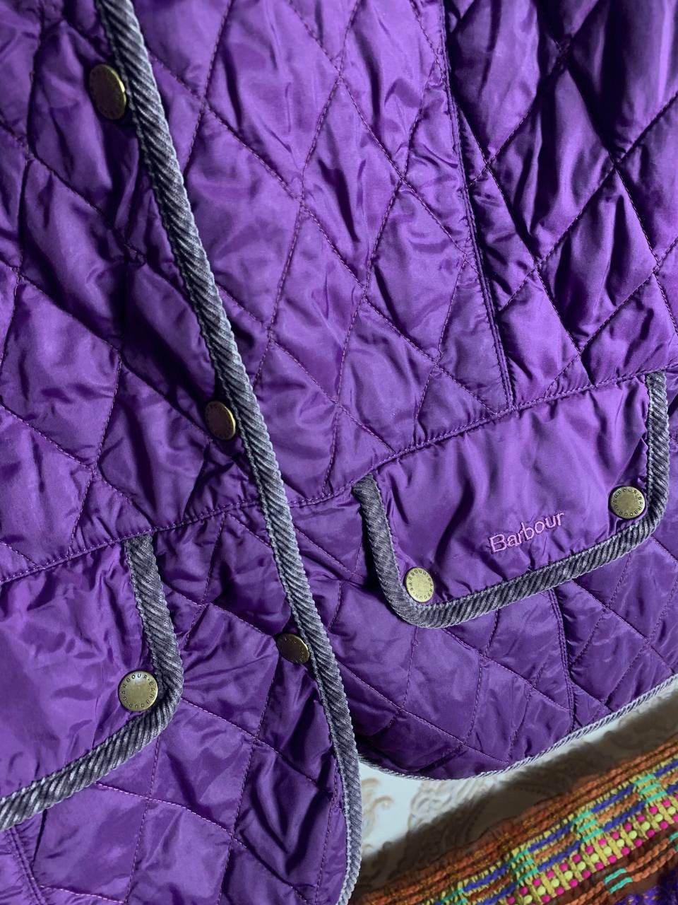 Barbour × Vintage VERY RARE BARBOR VINTAGE QUILT JACKET ENGLAND STYLE Y2K 90s Size XL / US 12-14 / IT 48-50 - 7 Thumbnail