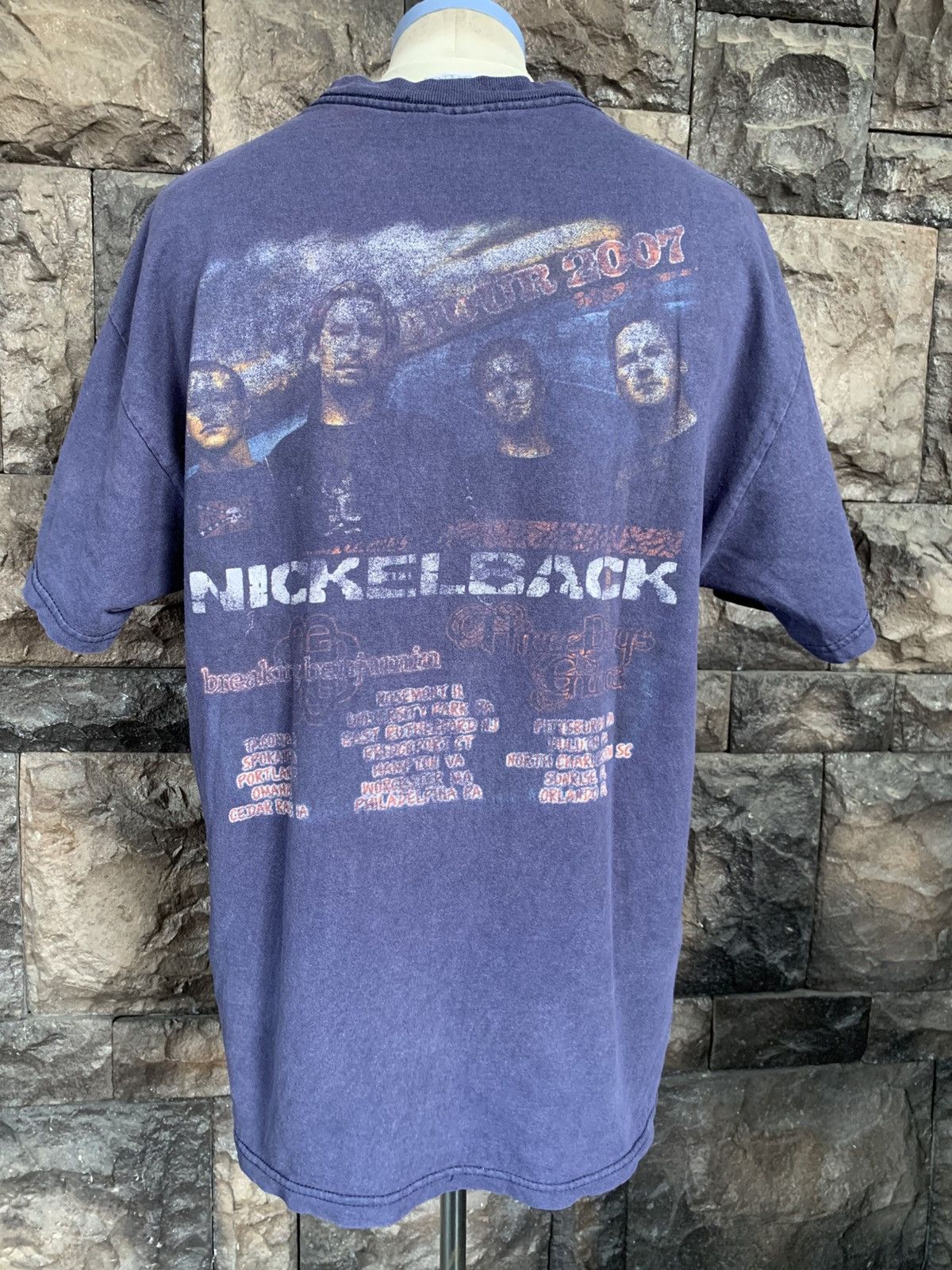 Band Tees Vintage Nickelback Tour Rock Band T shirt Size US L / EU 52-54 / 3 - 5 Thumbnail