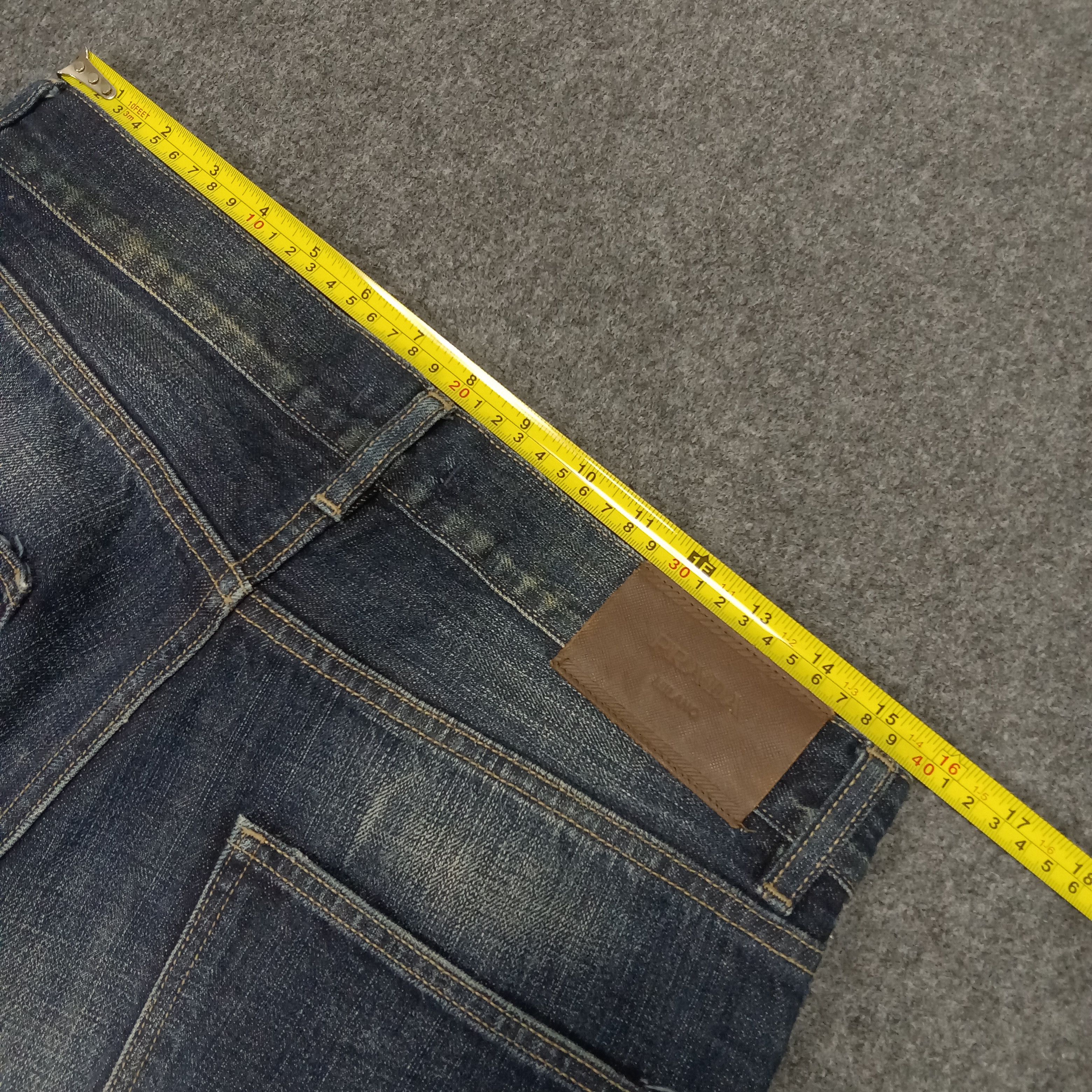Prada PRADA Italian Luxury Brand Designer Denim Jeans Size US 33 - 11 Thumbnail