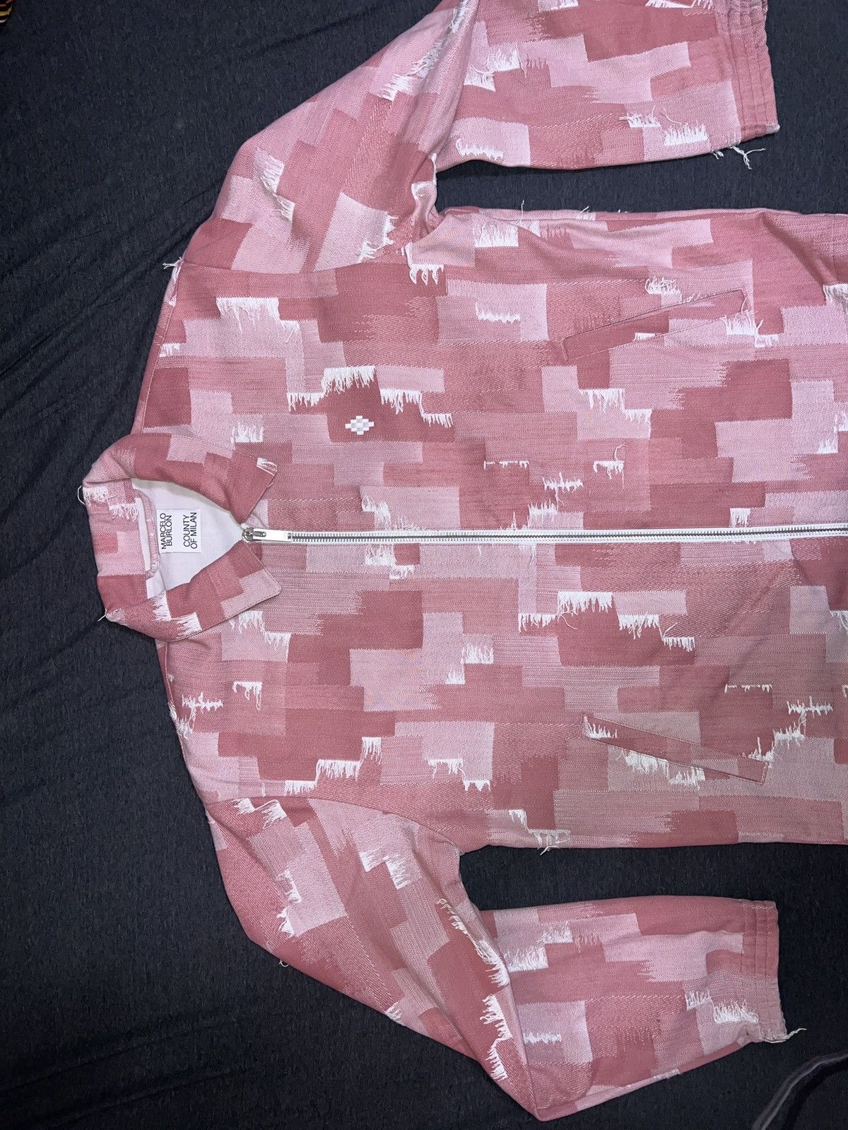 Marcelo Burlon Marcelo Burlon County of Milan Pink & White Jacket Size US L / EU 52-54 / 3 - 1 Thumbnail