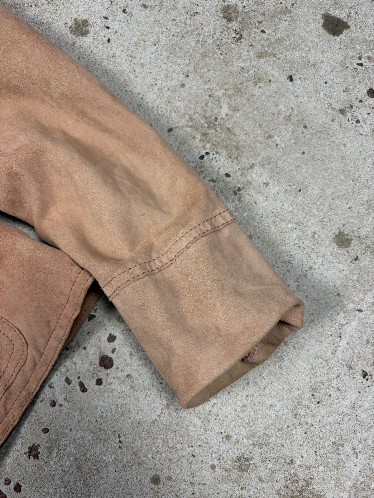 Dolce & Gabbana Vintage 2000s Dolce & Gabbana Suede Leather Utility Jacket Size M / US 6-8 / IT 42-44 - 12 Thumbnail
