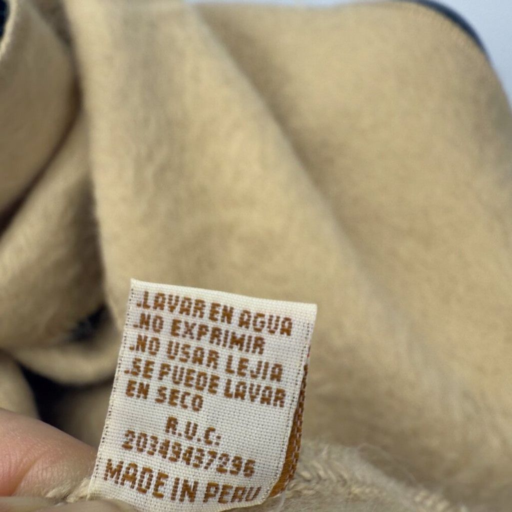 Other ALPACA CAMARGO 100% Alpaca Wool Beige Super Soft Scarf Size ONE SIZE - 6 Thumbnail