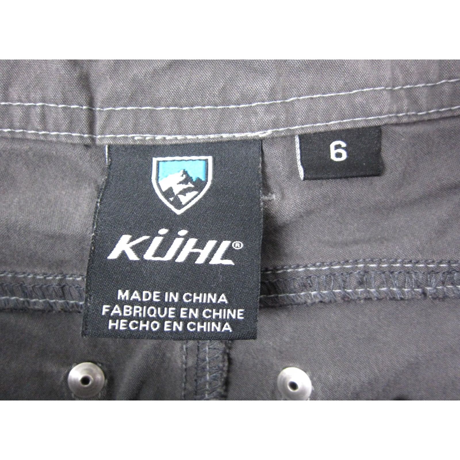 Vintage Kuhl Shorts Womens Size 6 Gray Cargo Outdoor Stretch Hiking Ladies Camping Size 28" / US 6 / IT 42 - 3 Thumbnail