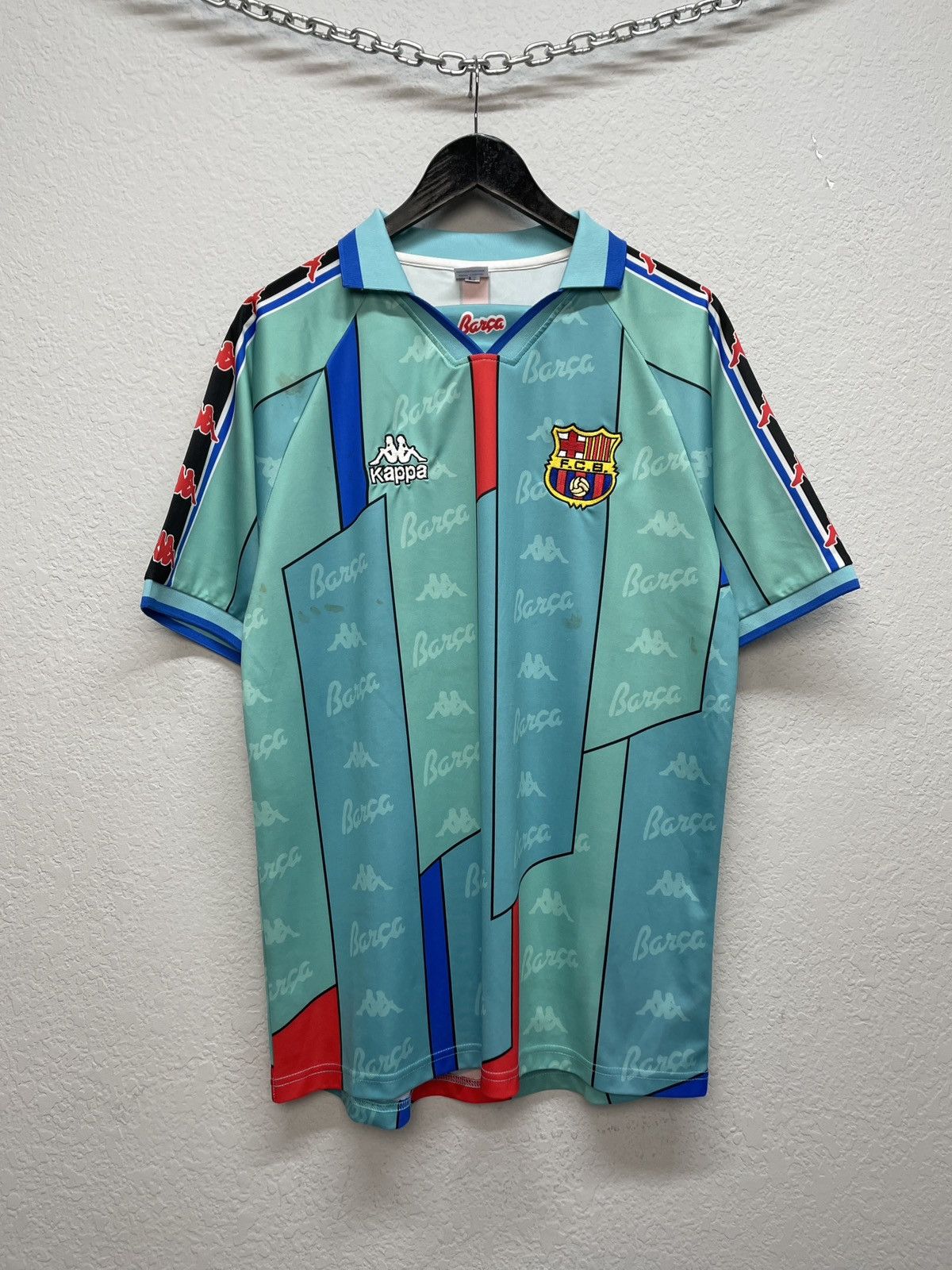 Kappa Retro Ronaldo(R9) Barcelona Jersey | Grailed