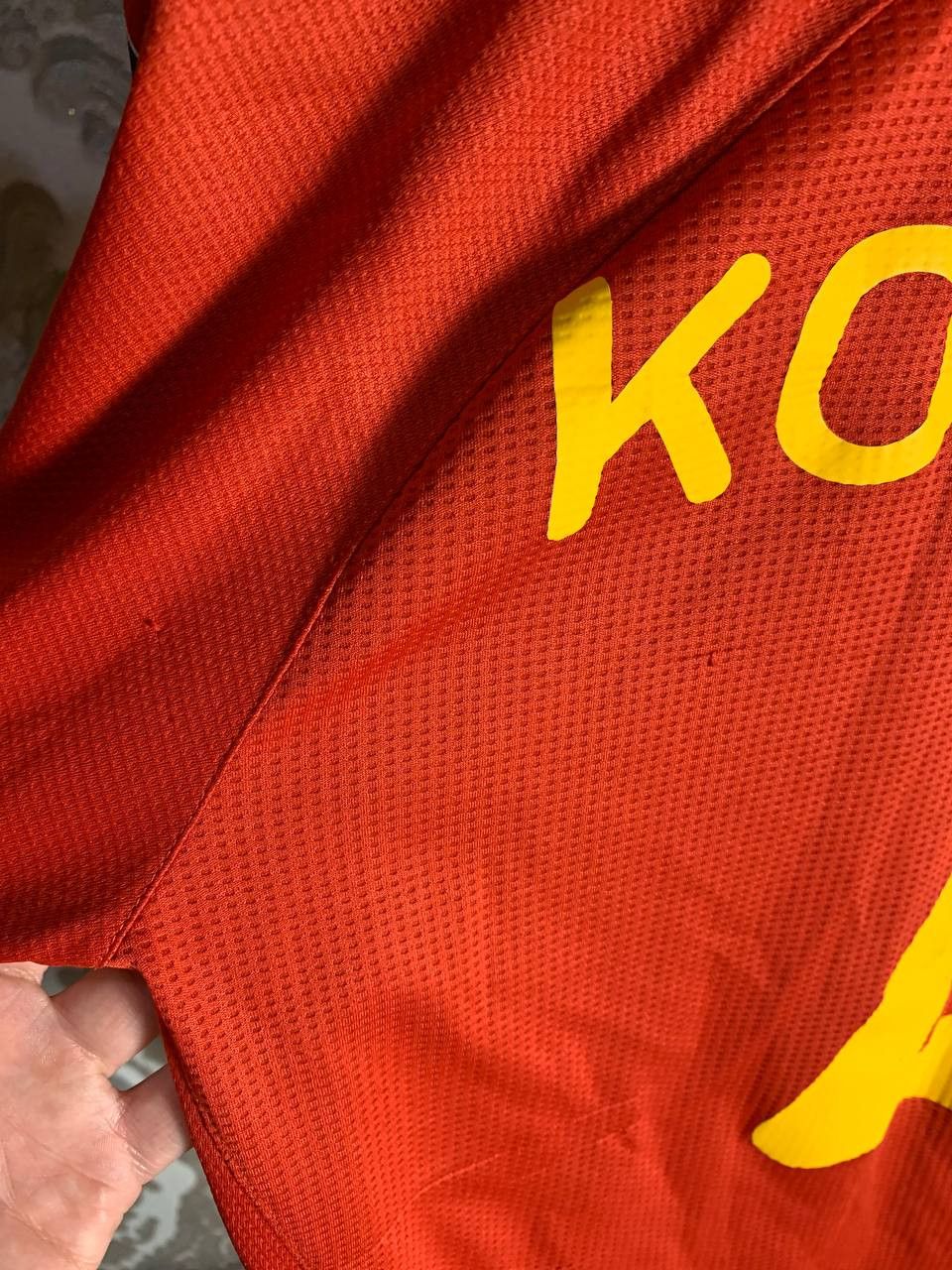 Vintage Very Rare Belgium Kompany 4 Retro Soccer Jersey Bayer Y2K Size US S / EU 44-46 / 1 - 9 Thumbnail
