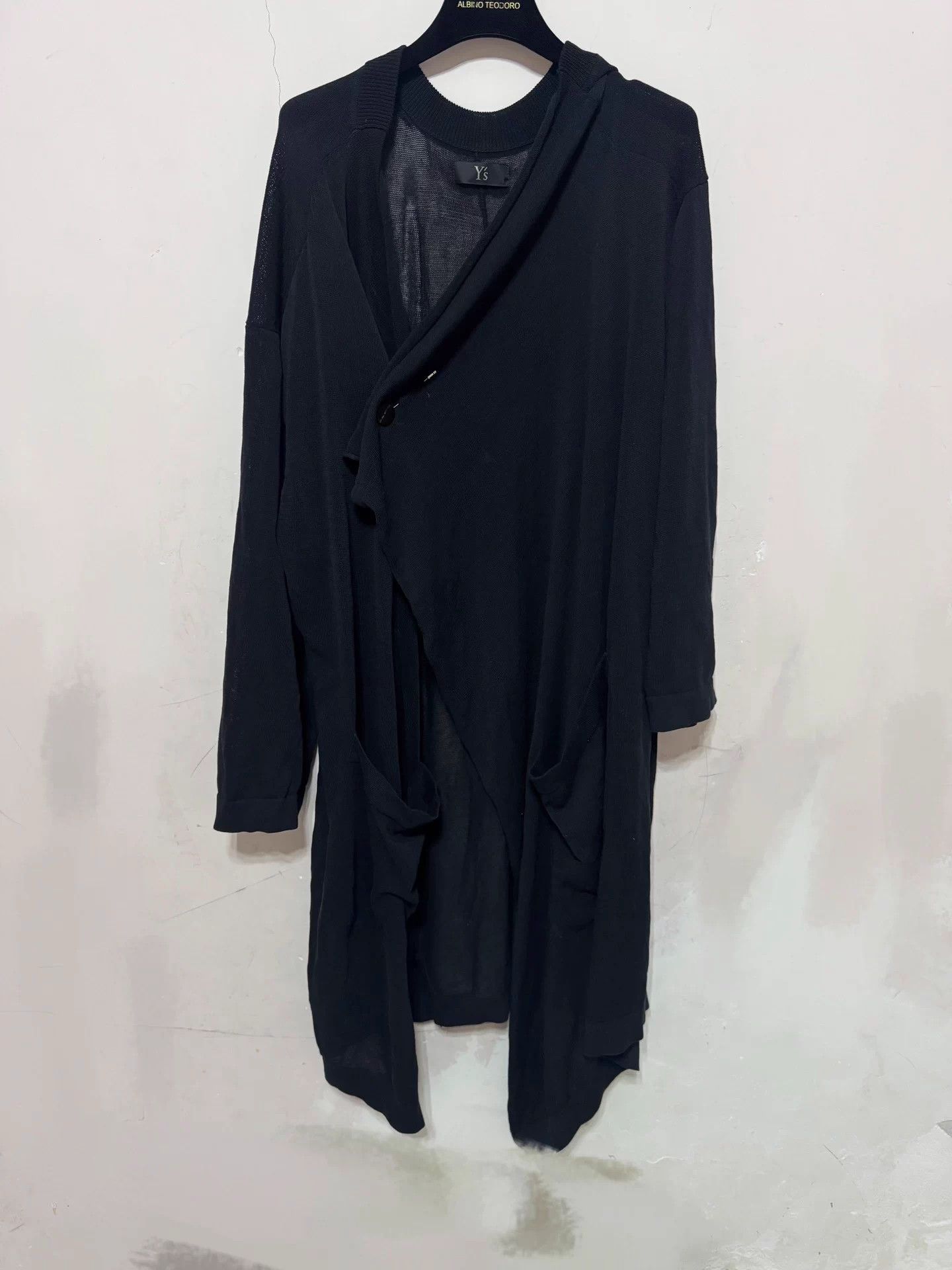Yohji Yamamoto Y's by Yohji Yamamoto knit robe coat size 2 with pin unrestricted Size M / US 6-8 / IT 42-44 - 2 Thumbnail