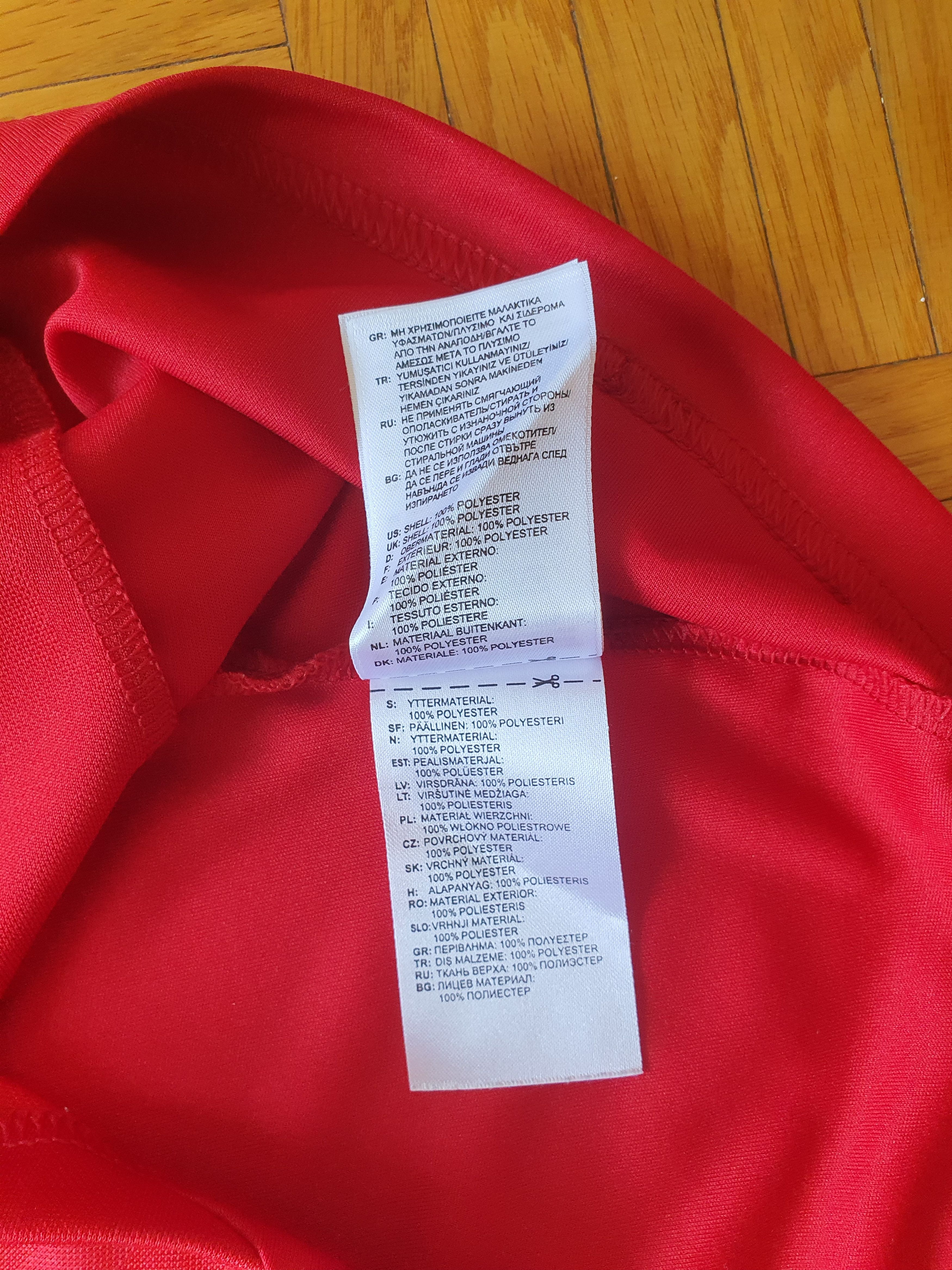 Adidas Denmark 2012-2013 Home Shirt Jersey (20th Anniversary) Size US S / EU 44-46 / 1 - 6 Thumbnail