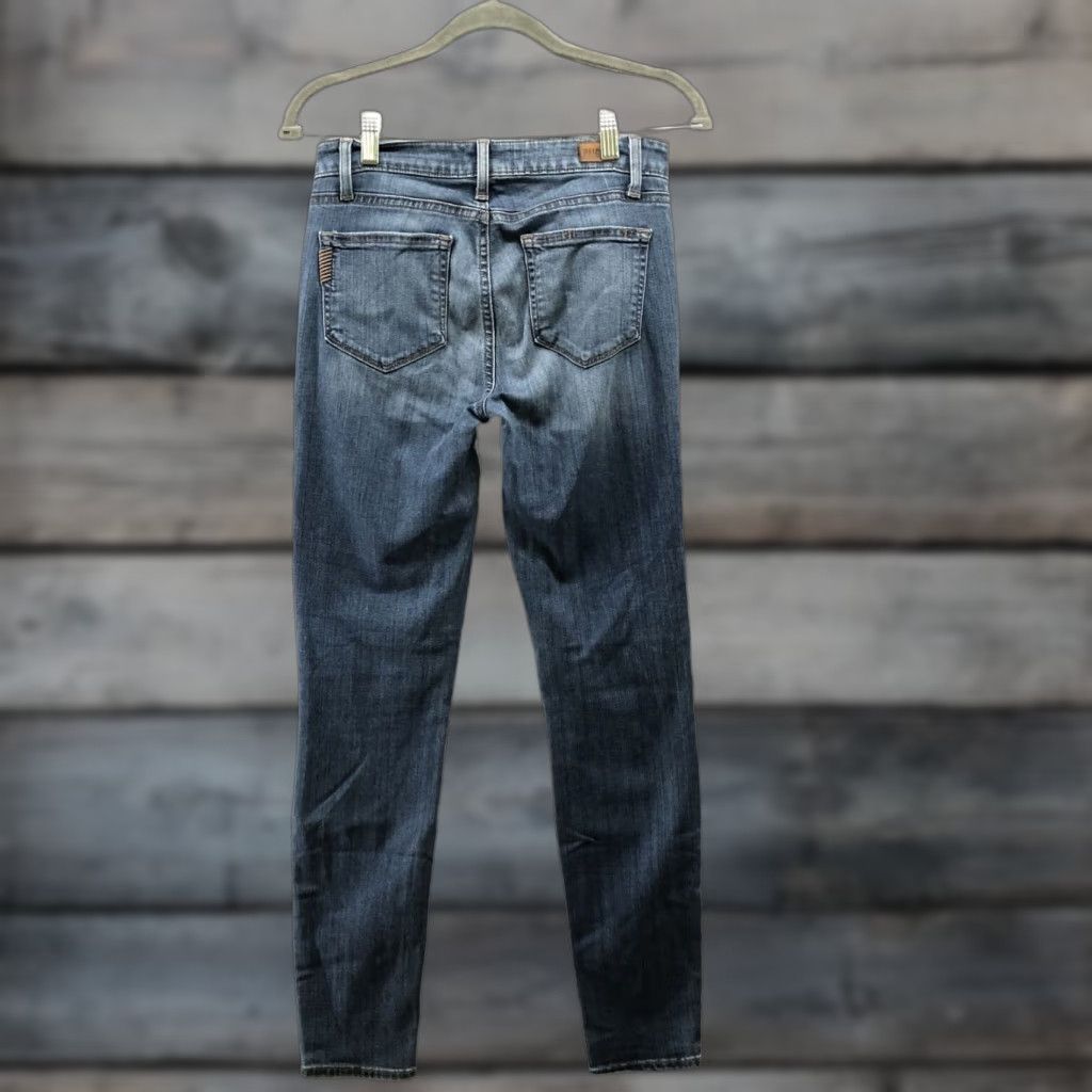 Paige Paige Jeans Womens 26 Ankle Skinny Distressed Blue Stretch Verdugo Denim Cotton Blend 5-Pocket Size 26" / US 2 / IT 38 - 1 Thumbnail