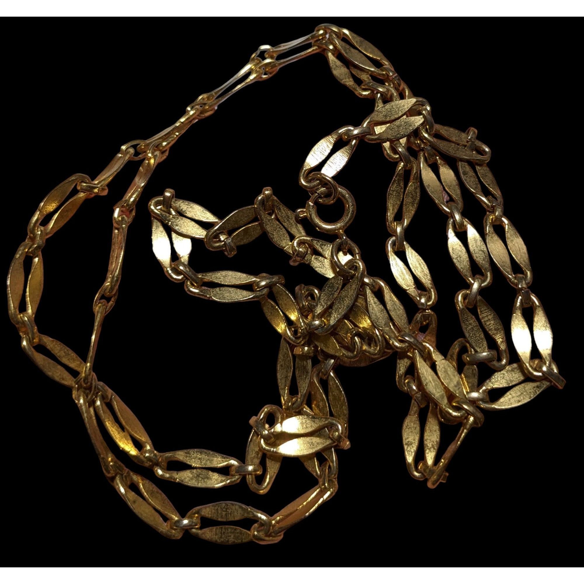 Other Vintage Gold Oval Link Chain Necklace Size ONE SIZE - 3 Thumbnail