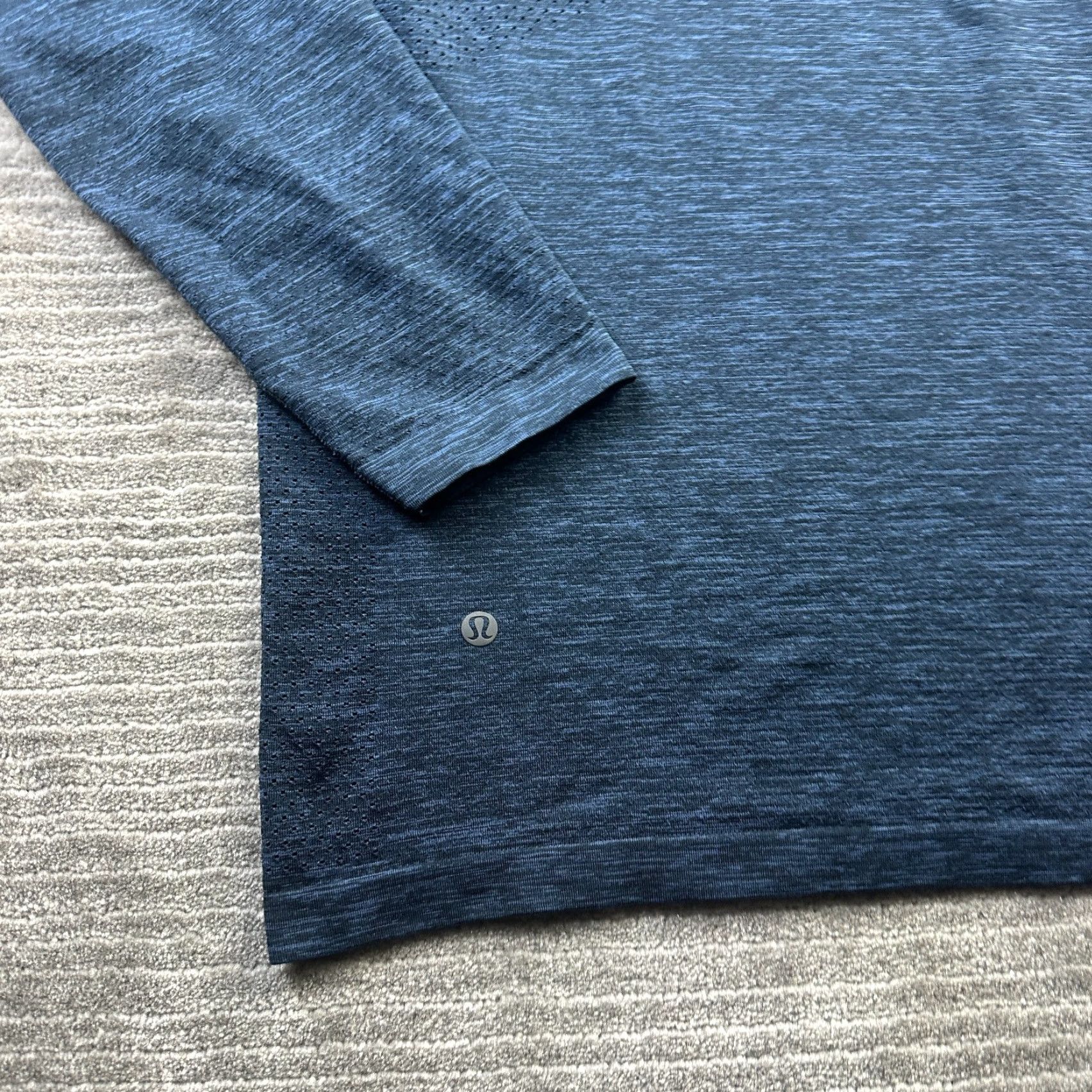 Lululemon Lululemon Sweater Mens Large Blue Half Zip Vent Tech Size US L / EU 52-54 / 3 - 5 Thumbnail