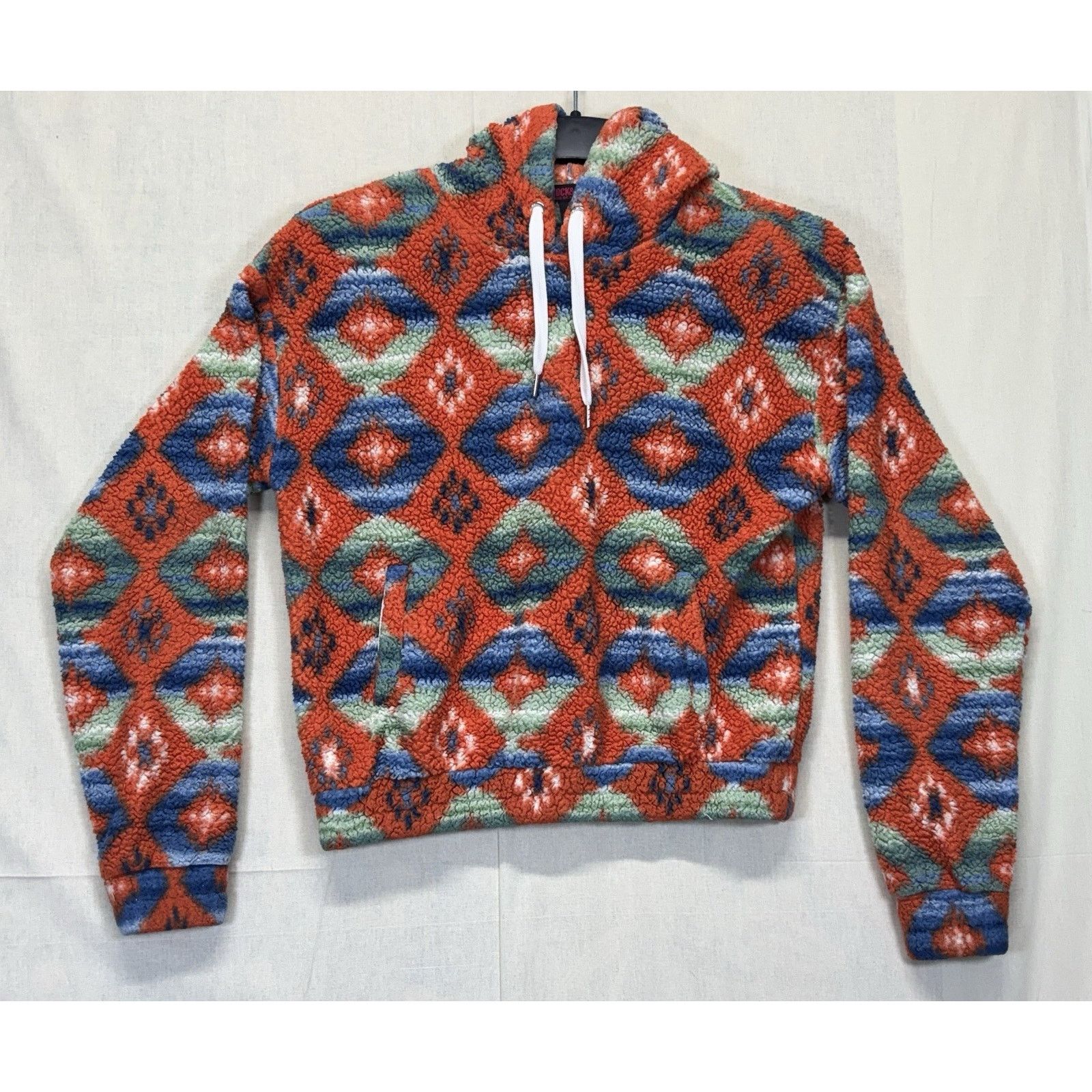 The Unbranded Brand Rock And Roll Denim Pullover Hoodie Aztec Women’s Medium Size M / US 6-8 / IT 42-44 - 1 Thumbnail