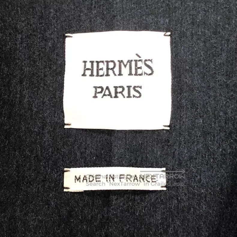 Hermes Hermes Gray single-breasted long-sleeve coat Size XXS / US 00 / IT 34 - 7 Thumbnail